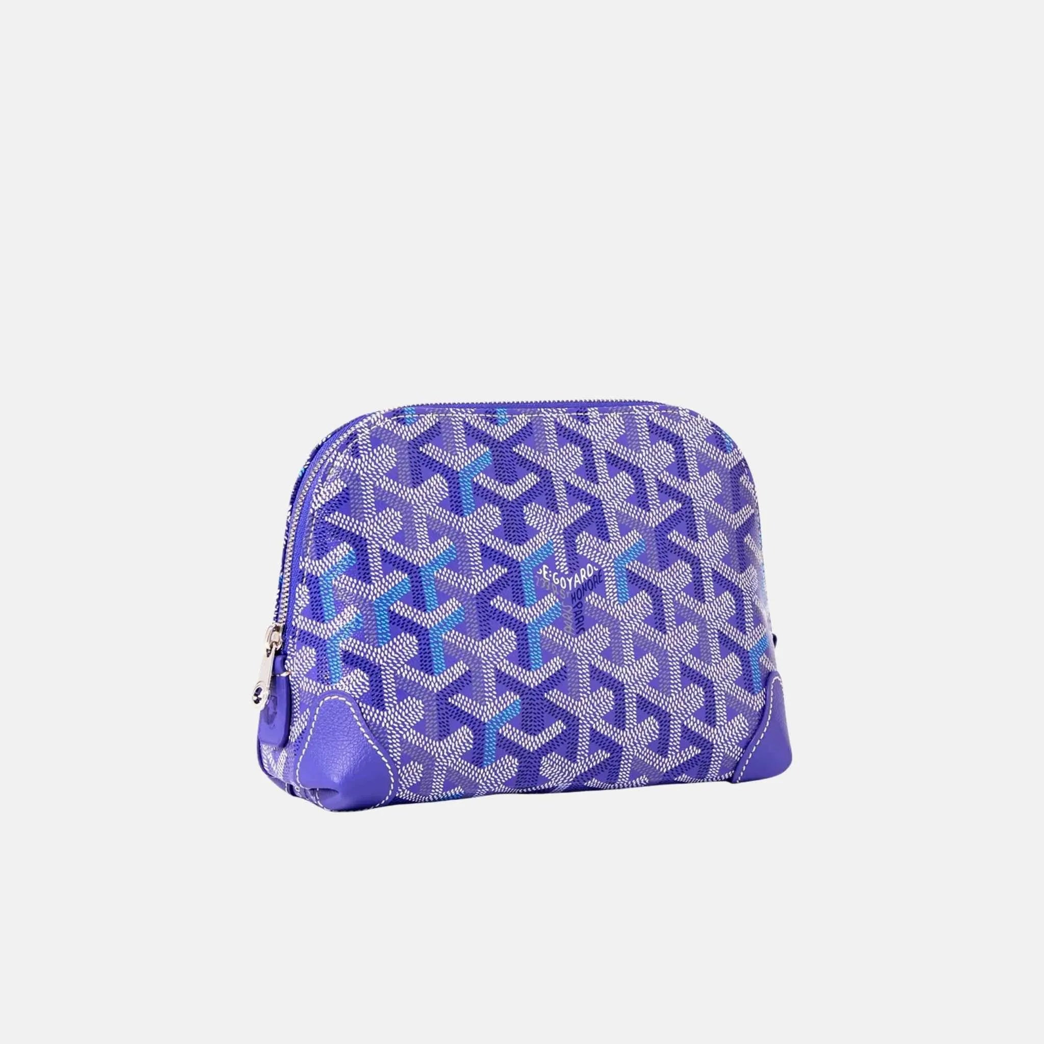 Goyard Vendome Cosmetic Pouch Multicoloured Limited Edition, Blueberry Purple