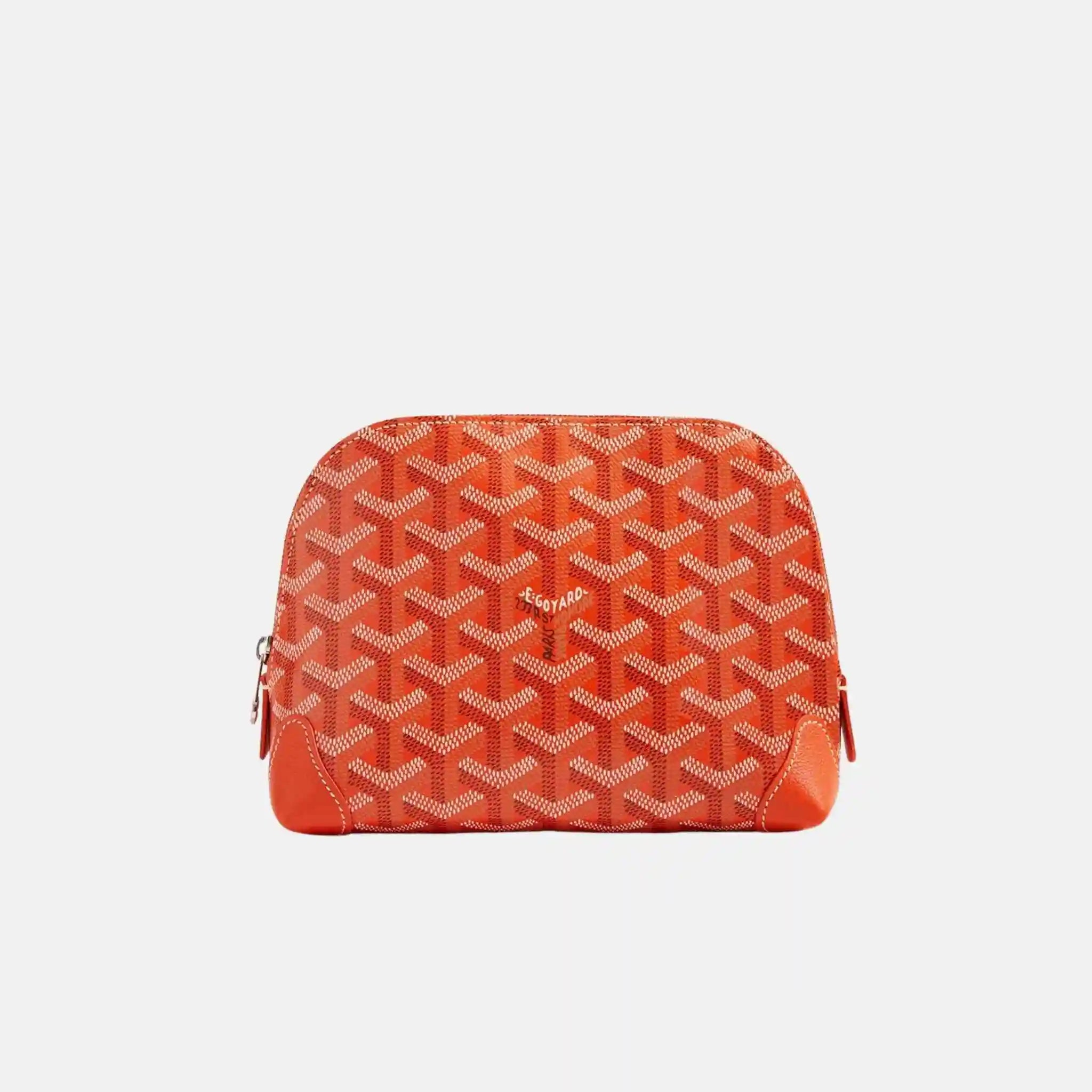 Goyard Vendome Cosmetic Pouch, Orange