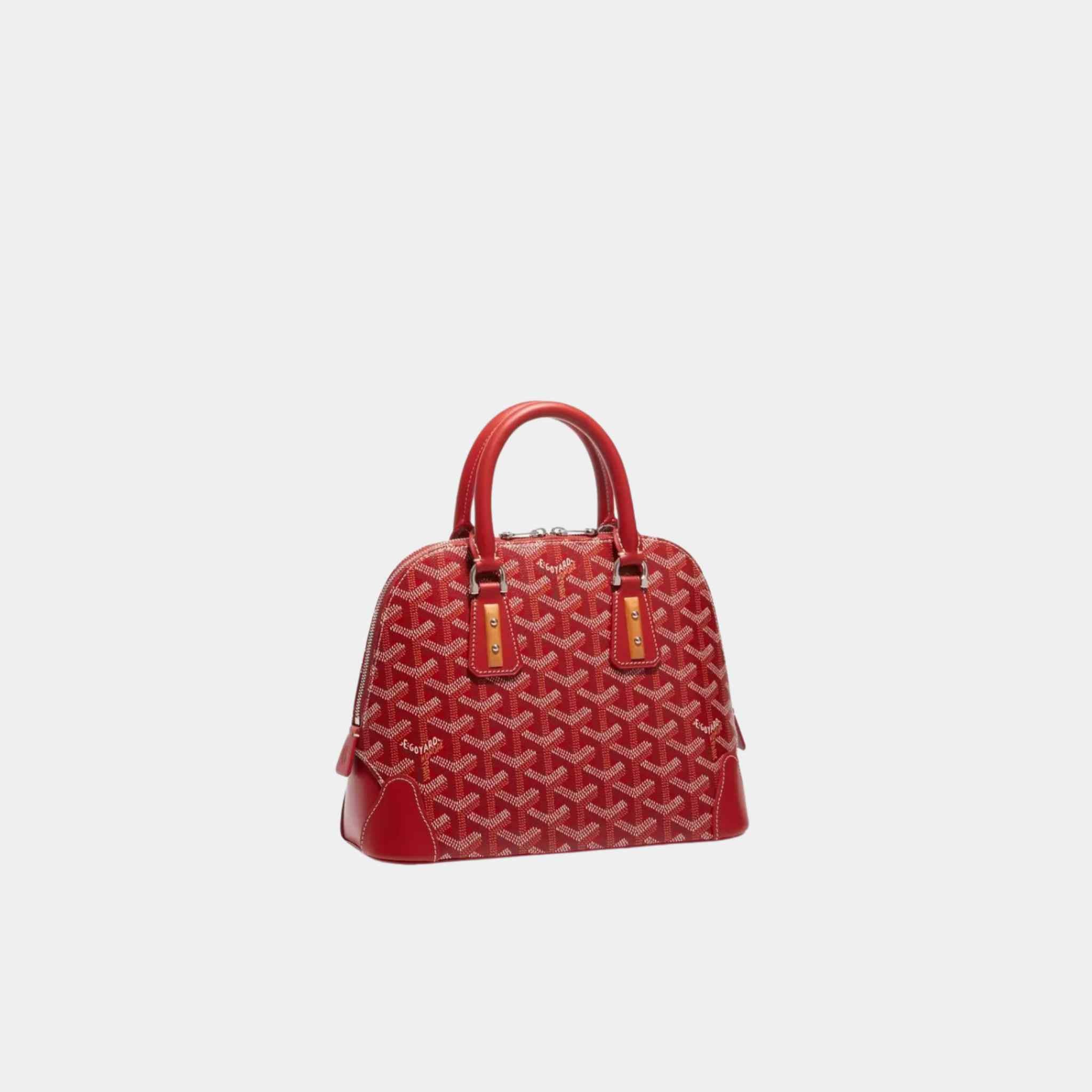 Goyard Vendome Mini Bag, Red, Front, Side