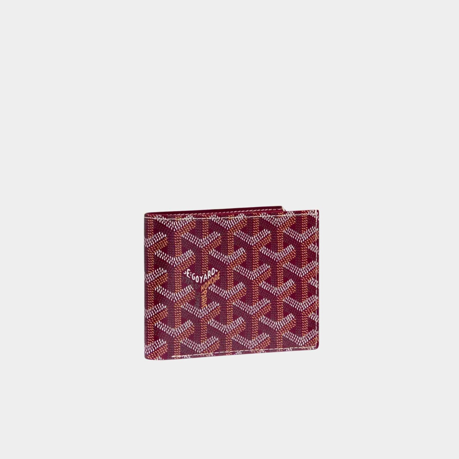 Goyard Victoire Wallet,Burgundy, Front