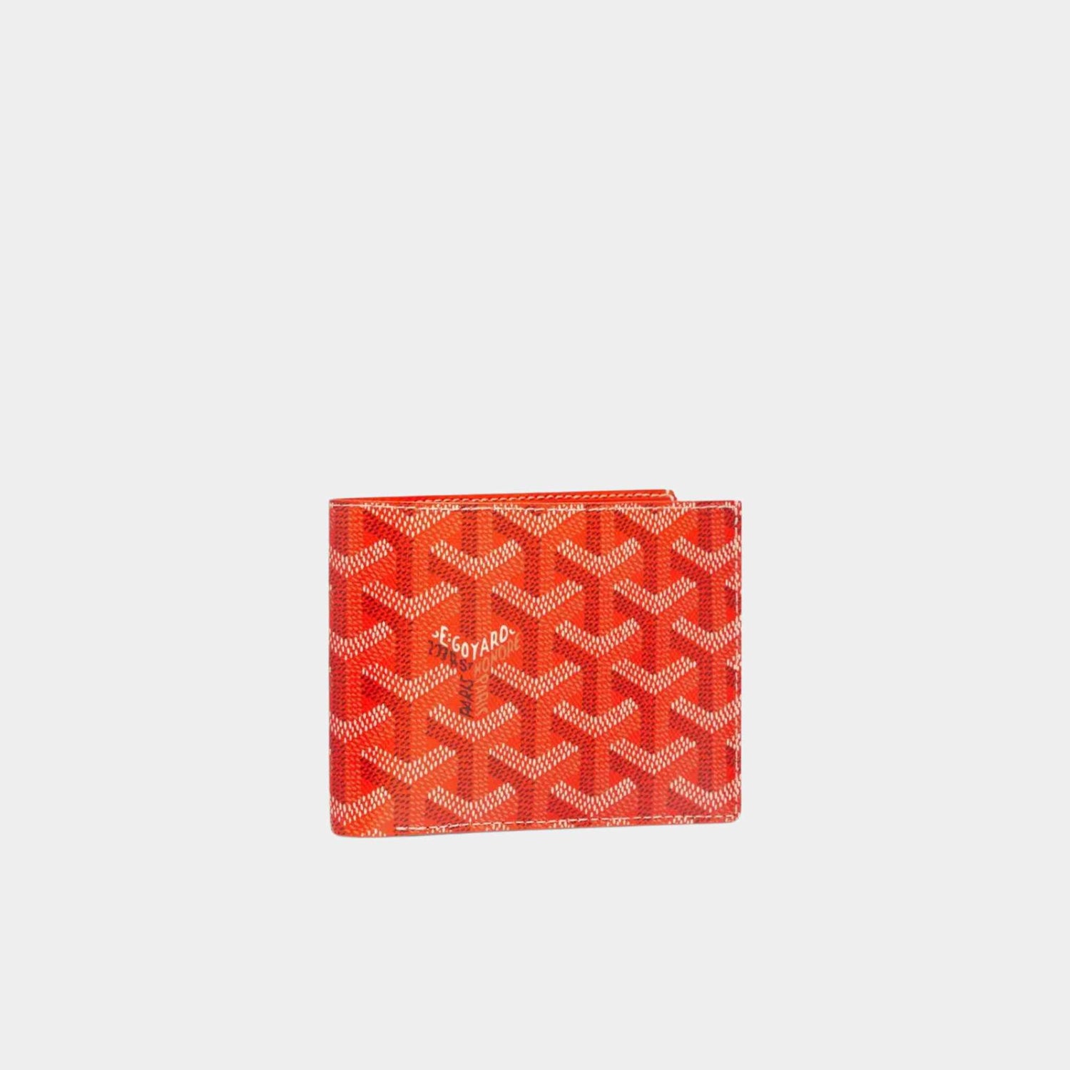 Goyard Victoire Wallet, Orange, Front