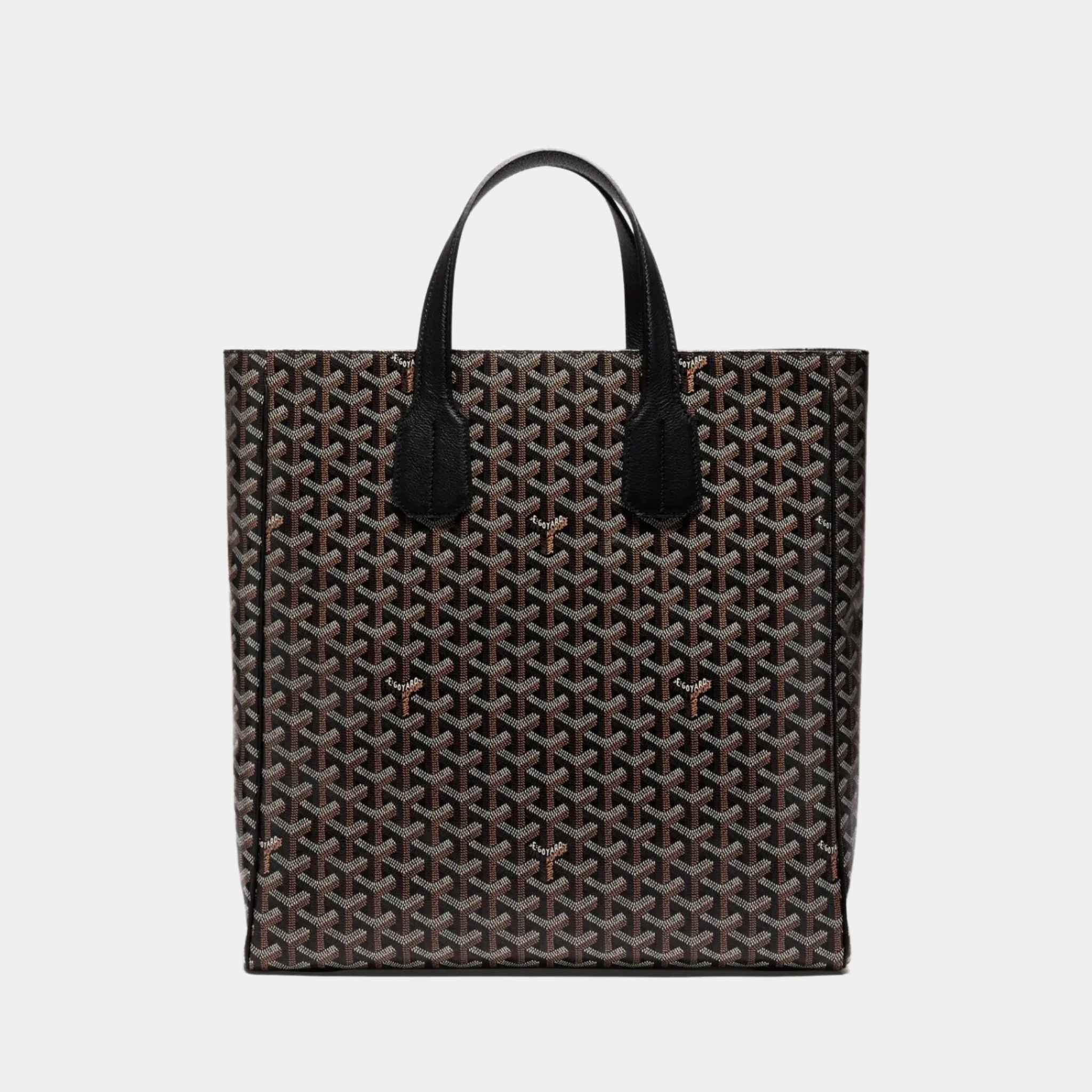 Goyard Voltaire Bag, Black, Front View