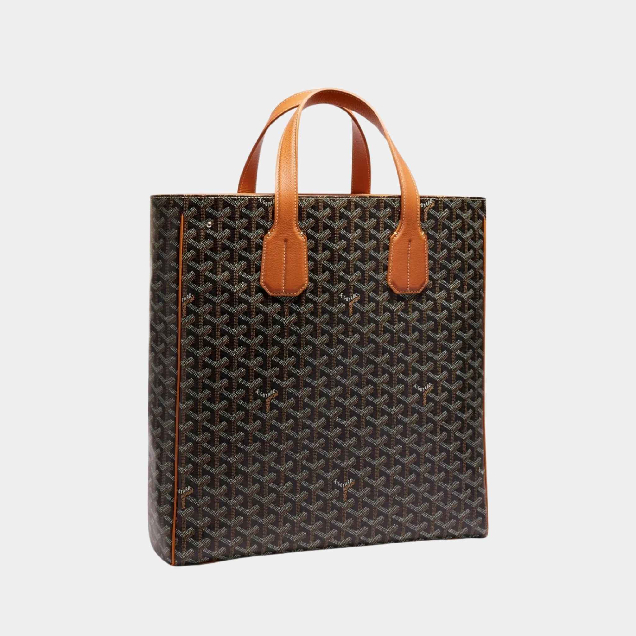 Goyard Voltaire Bag, Brown, Side View