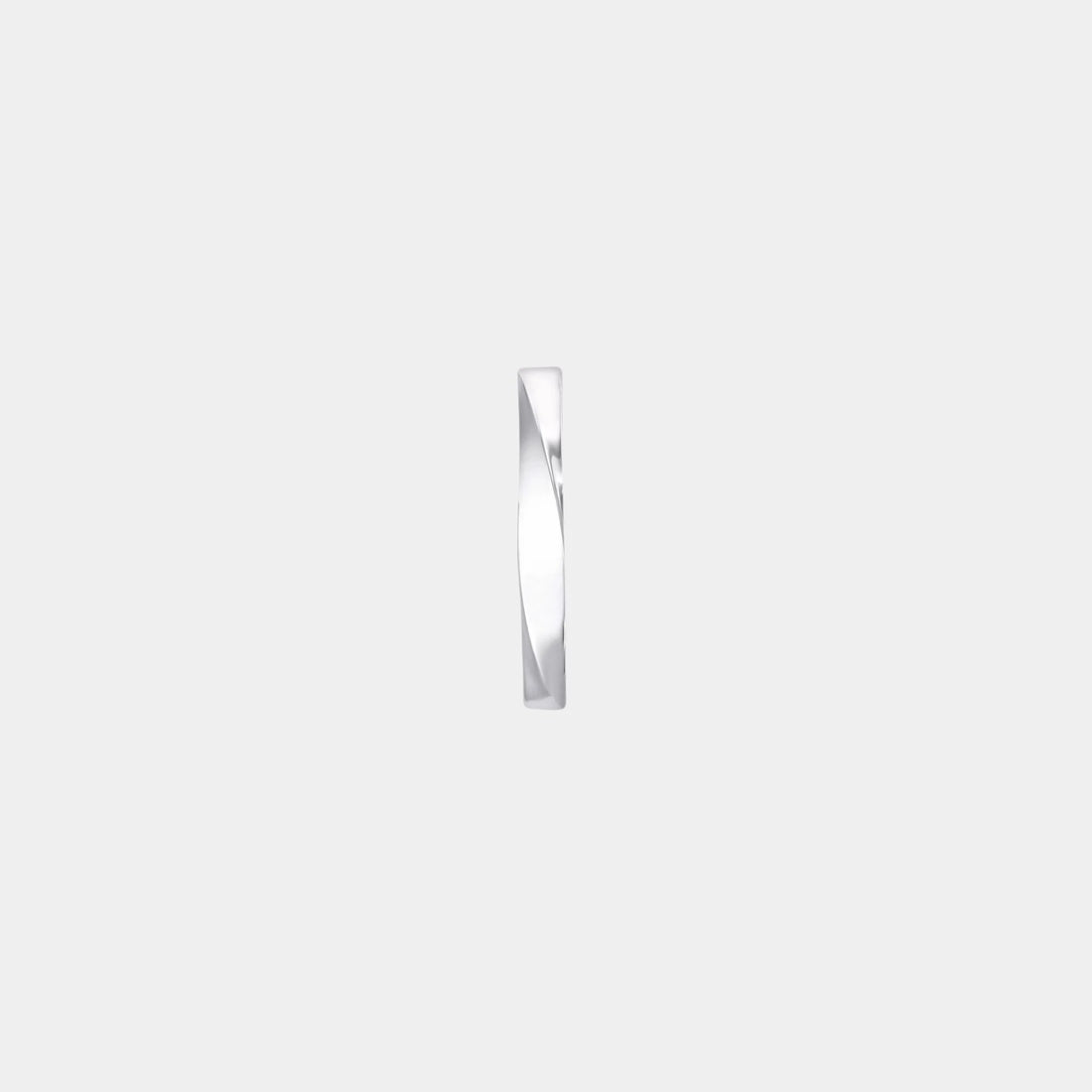 Graff Spiral White Gold Band 3.5MM, Side