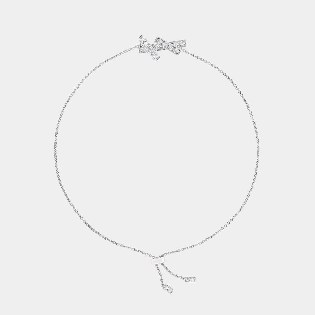 Graff Threads Diamond Mini Bracelet, White Gold