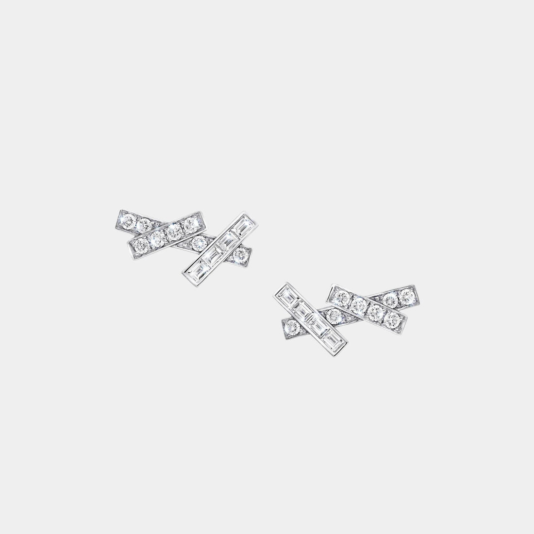 Graff Threads Diamond Mini Earrings, White Gold