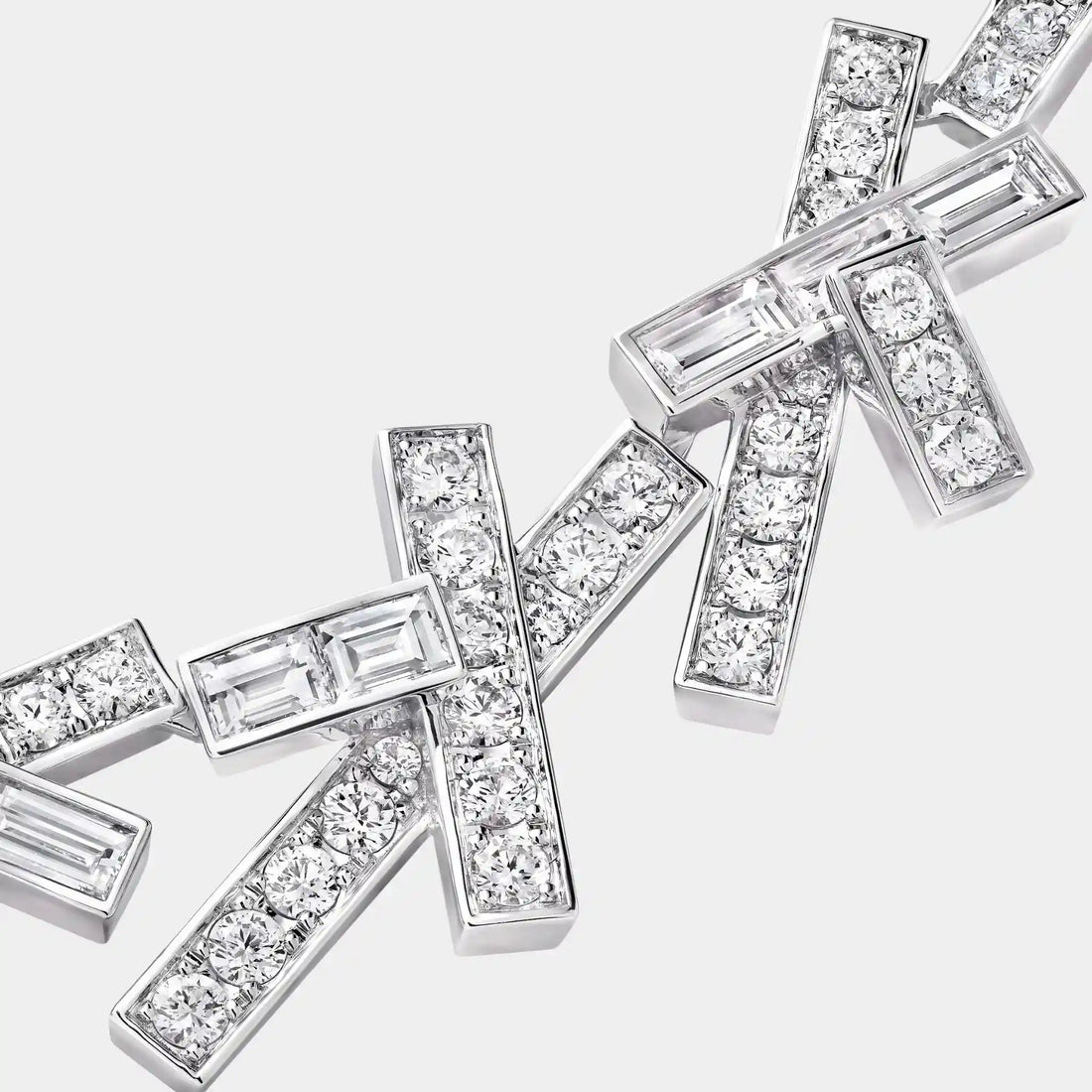 Graff Threads Diamond Necklace, White Gold, Close