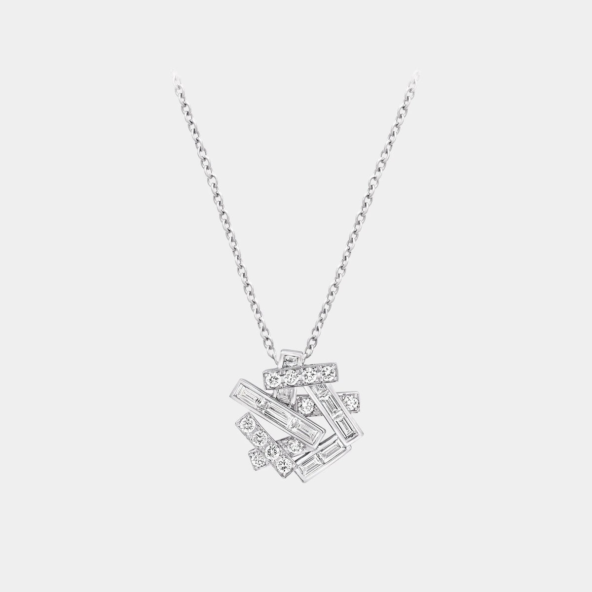Threads Diamond Pendant