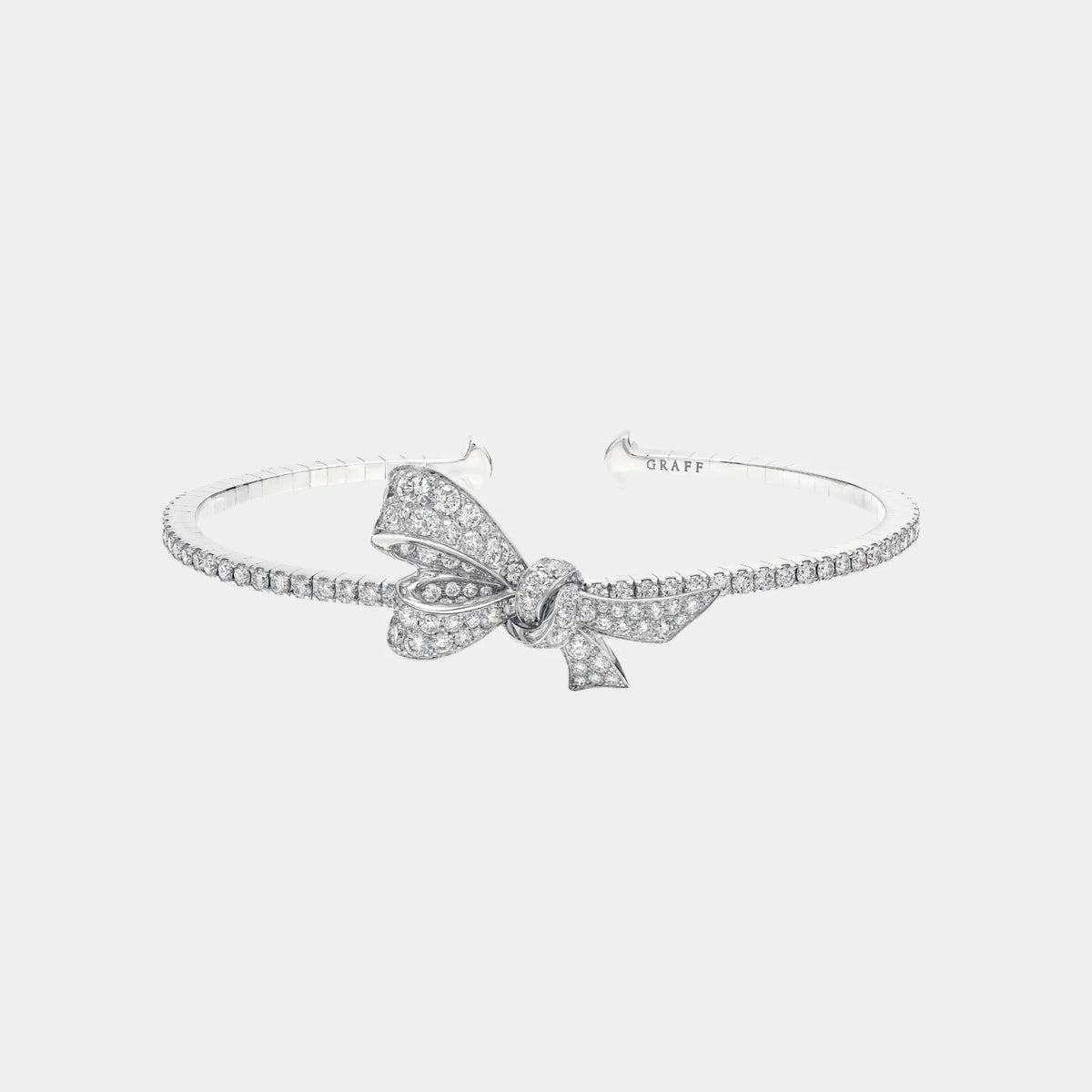 Tildas Bow Diamond Bangle