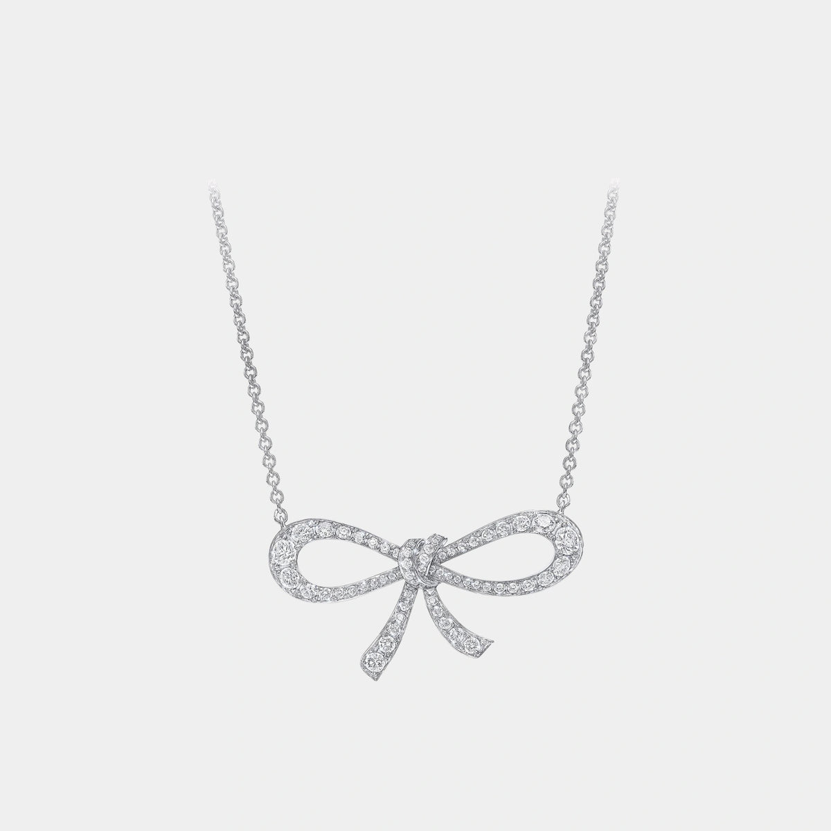 Tildas Bow Mini Diamond Pendant