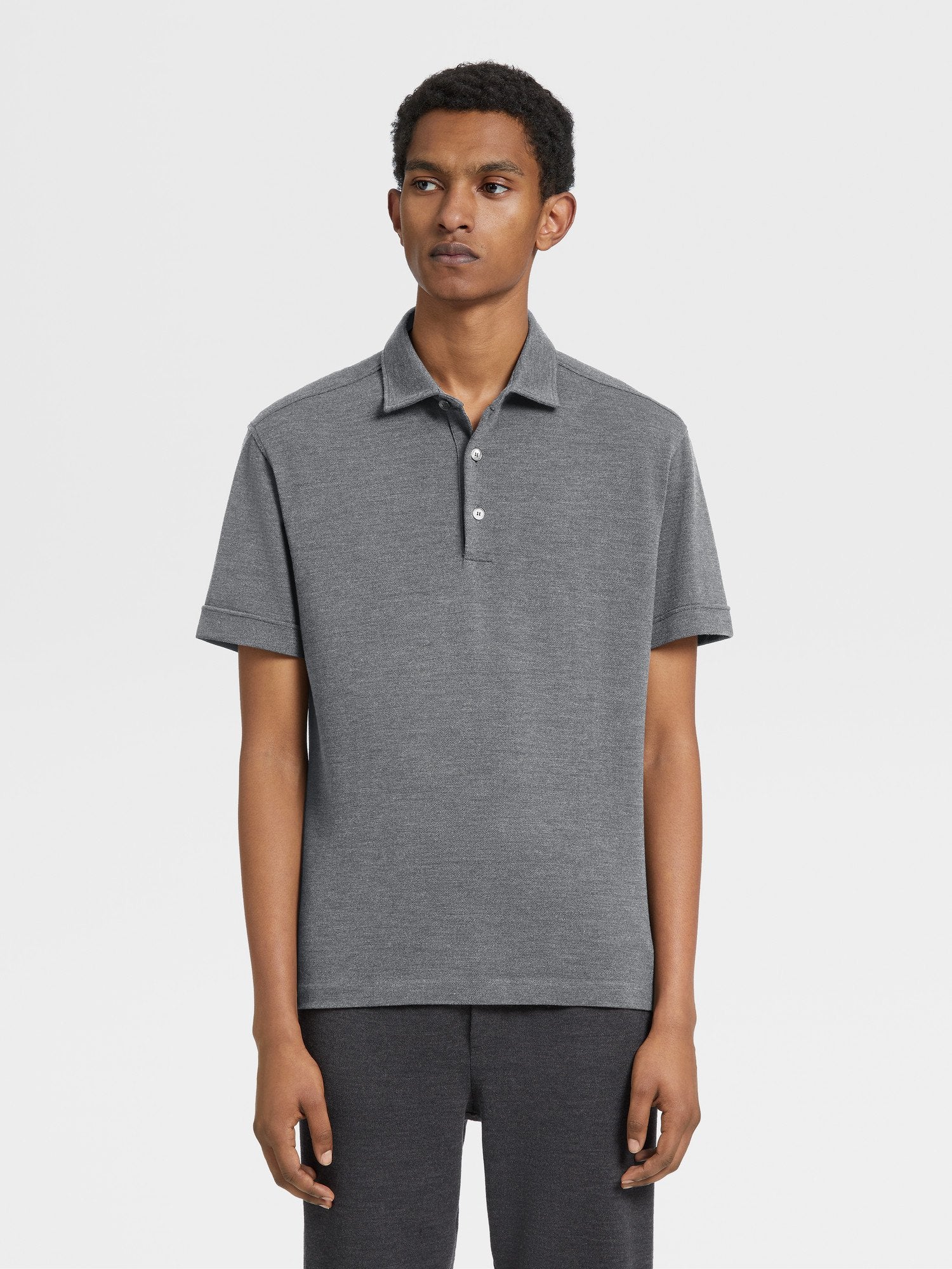 12MILMIL12 WOOL POLO SHIRT