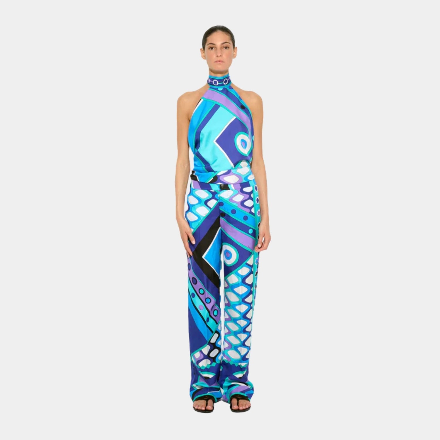 Vivara Print Foulard Top