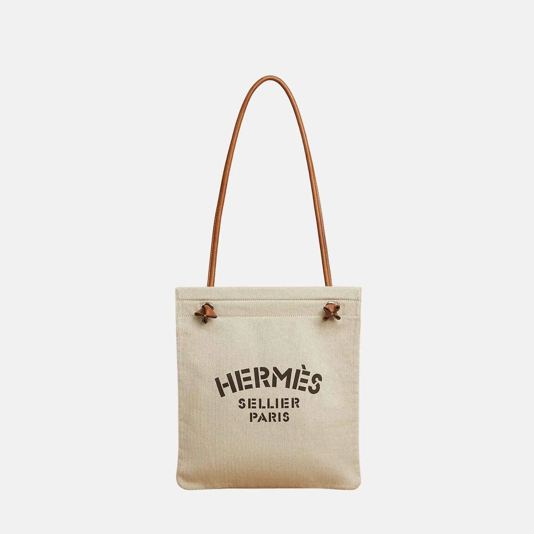 Hermes Aline Grooming Bag, Craie and Gold