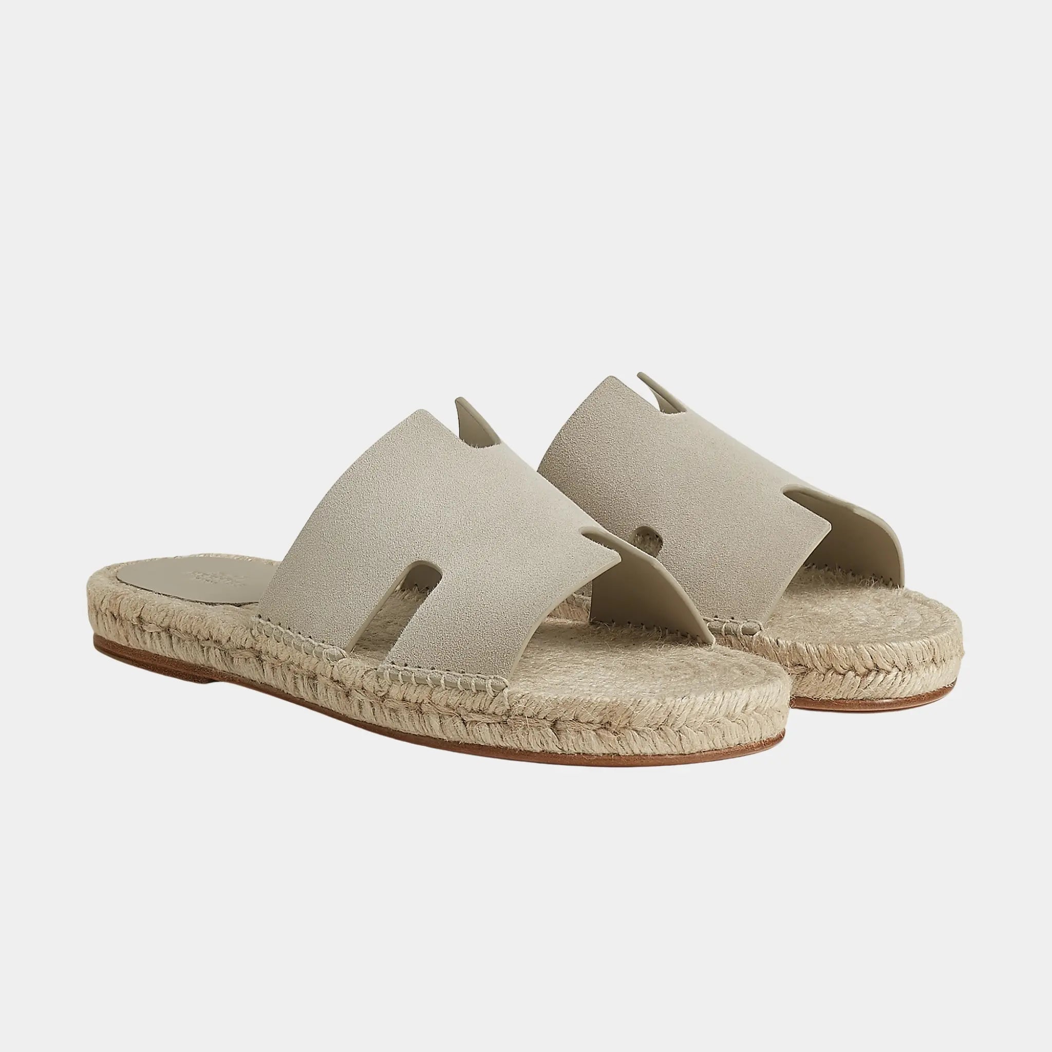 Antigua Espadrille In Suede Goatskin