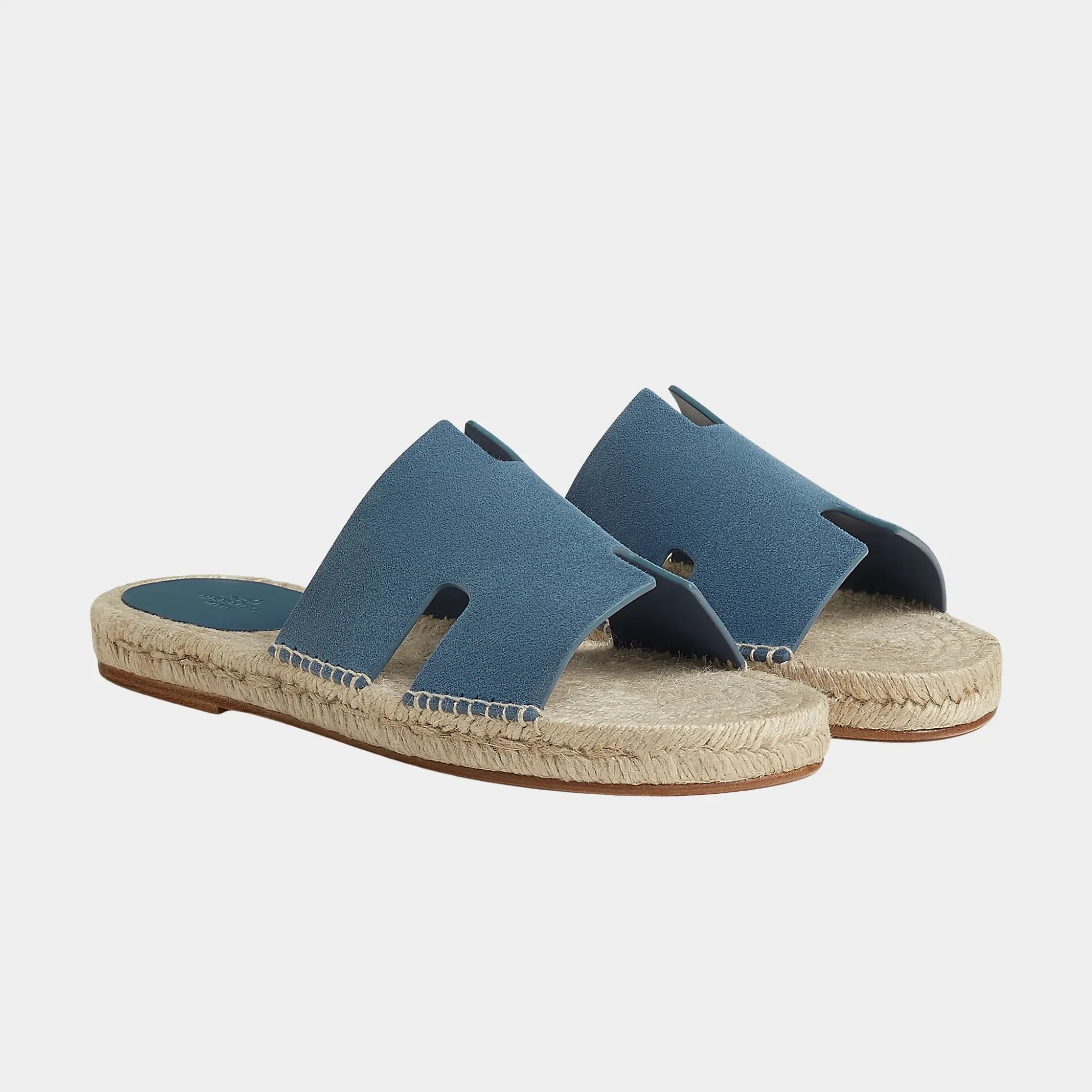 Antigua Espadrille In Suede Goatskin