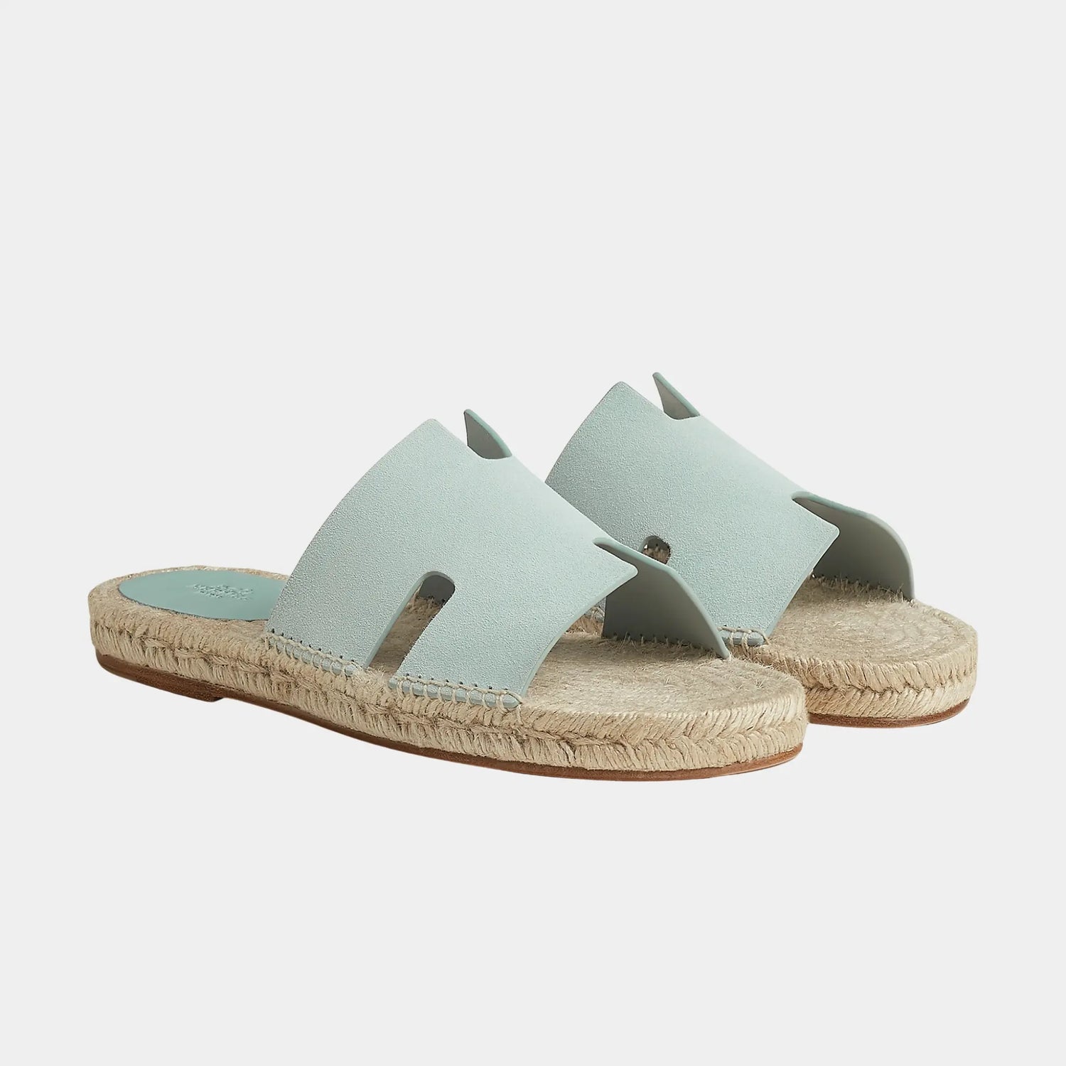 Antigua Espadrille In Suede Goatskin