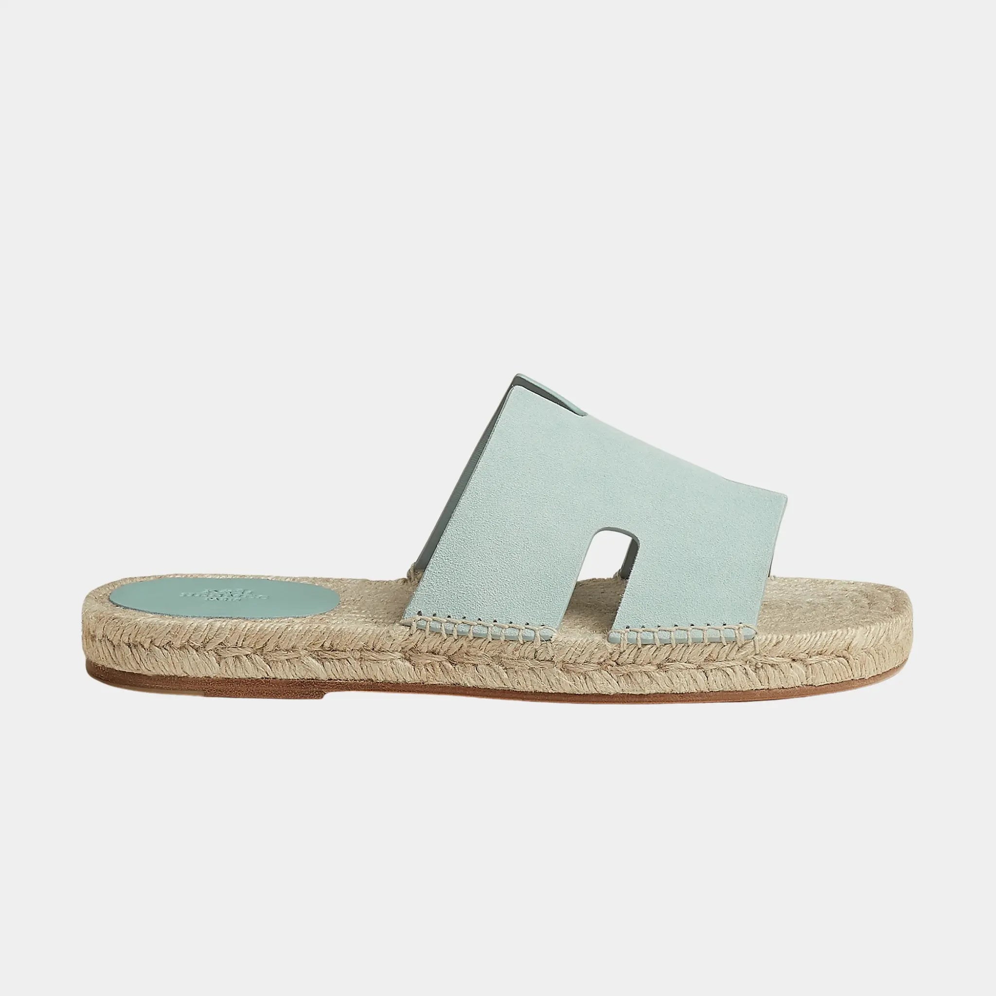 Antigua Espadrille In Suede Goatskin