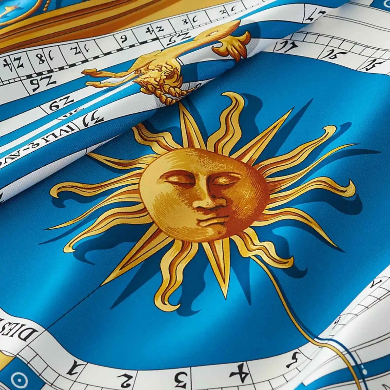 Hermes Astrologie Forever Scarf 90, Close