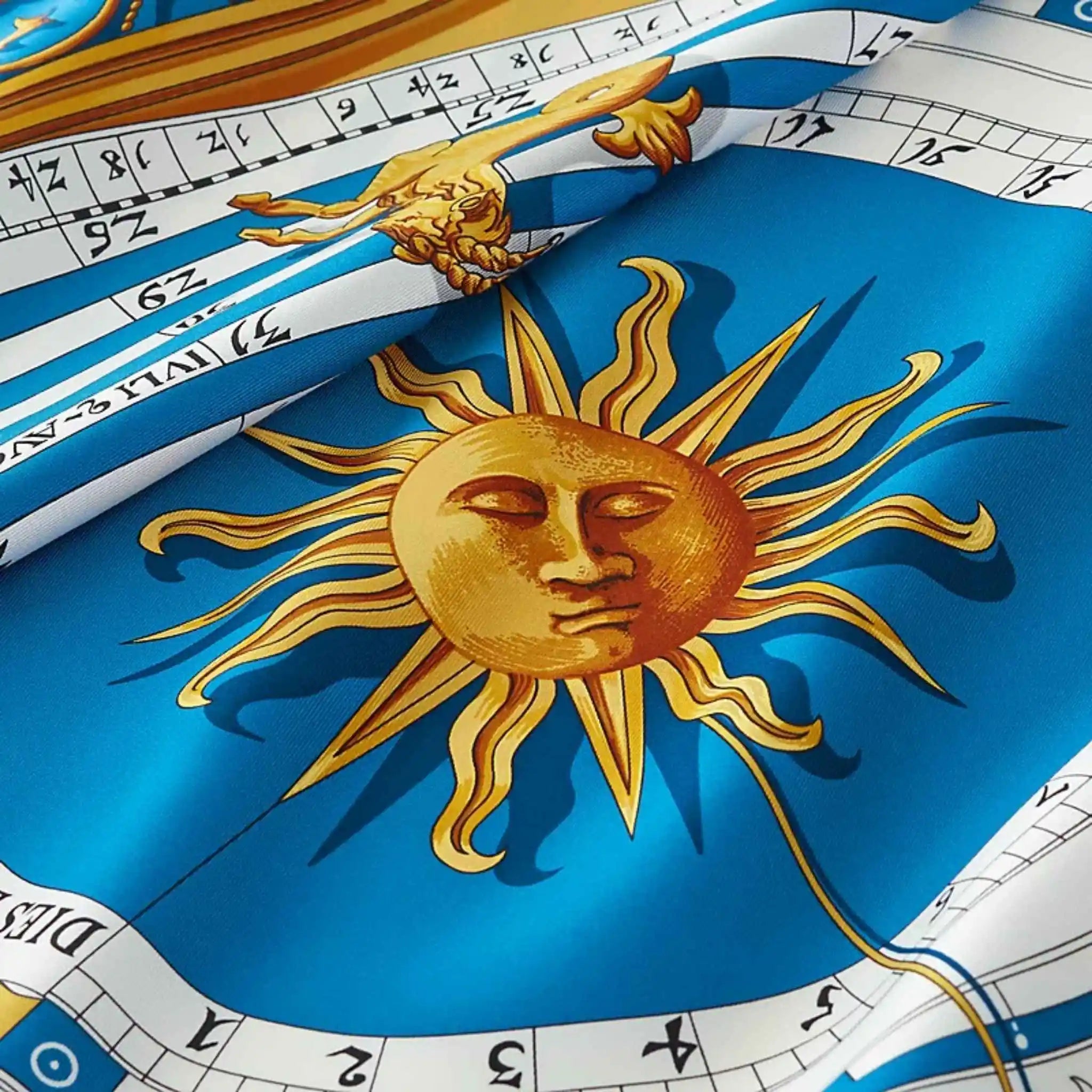 Hermes Astrologie Forever Scarf 90, Close