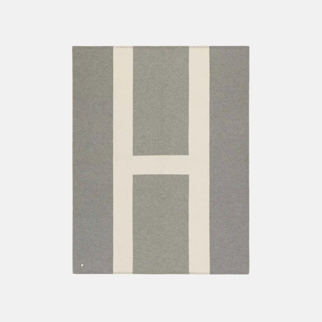 Hermes Avoine Blanket, Craie, Front