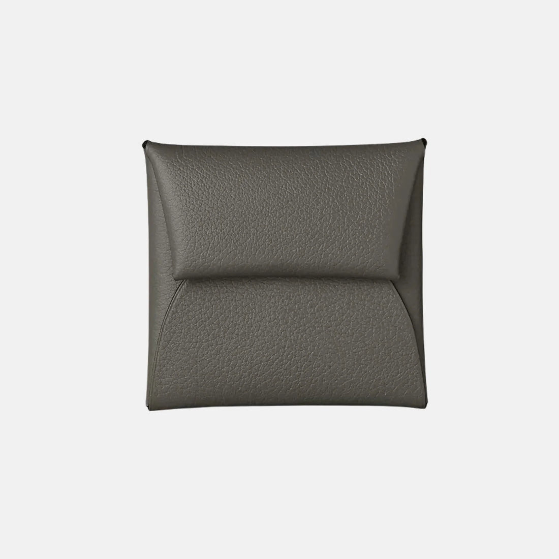 Hermes Bastia Purse Evercolor Calfskin, Front, Gris Meyer 