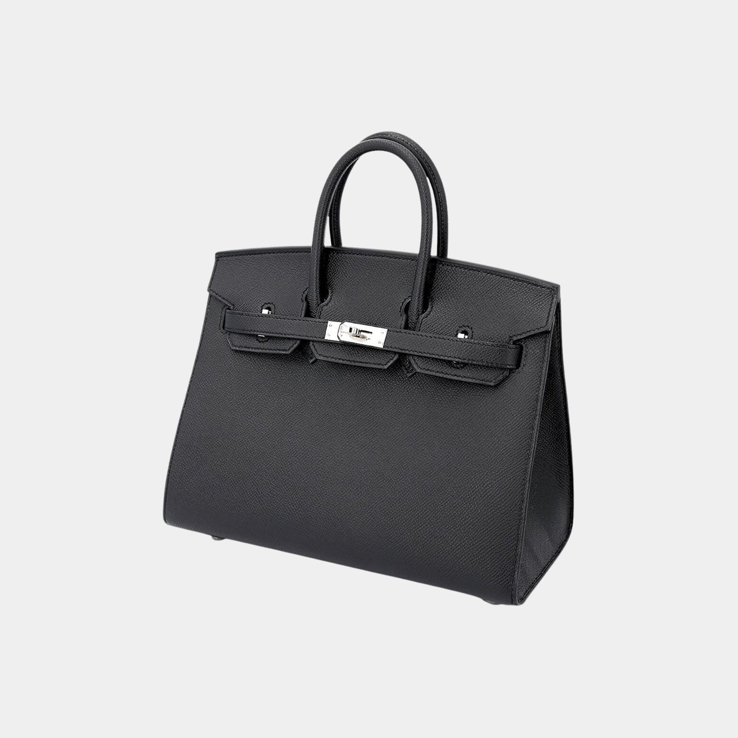 Hermes Birkin 25 Epsom Black PHW, Side