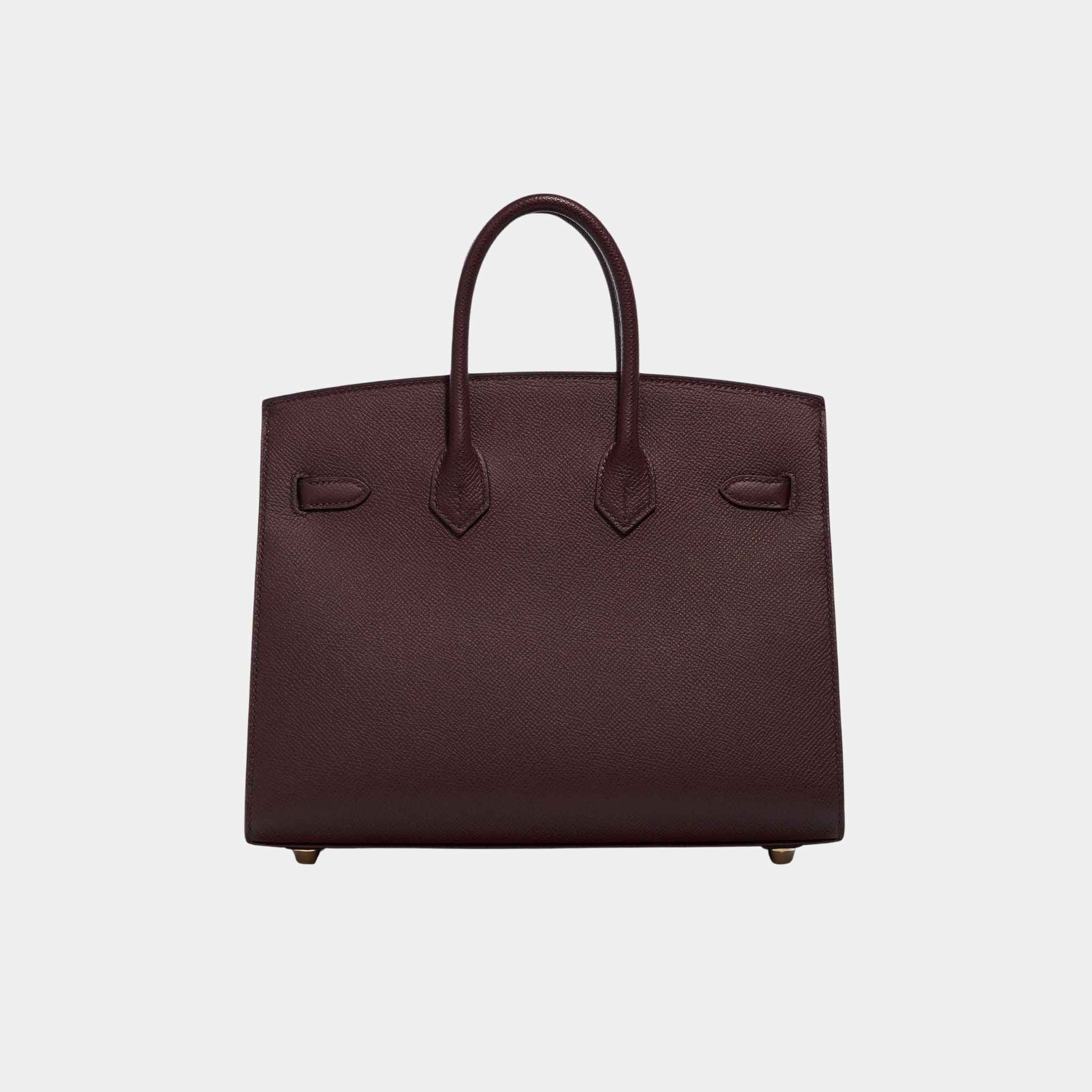 Hermes Birkin 25 Epsom Rouge Sellier, Back