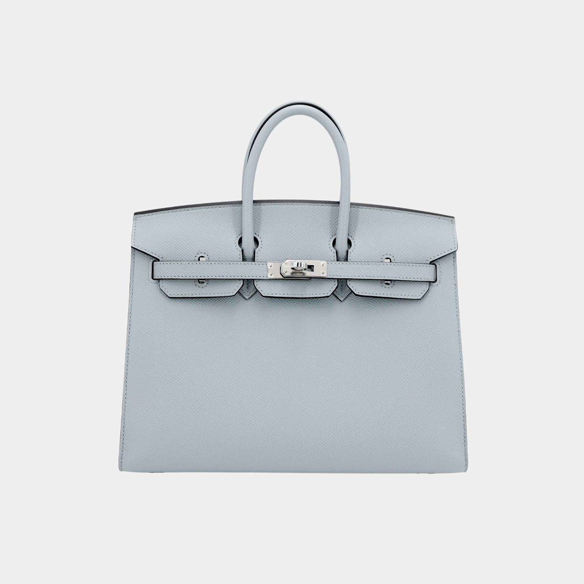 Birkin 25 Epsom Sellier Bleu Glacier PHW