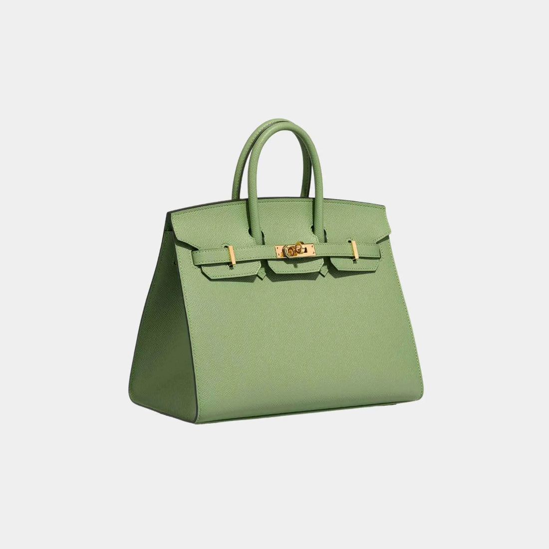 Hermes Birkin 25 Epsom Vert Criquet, Side