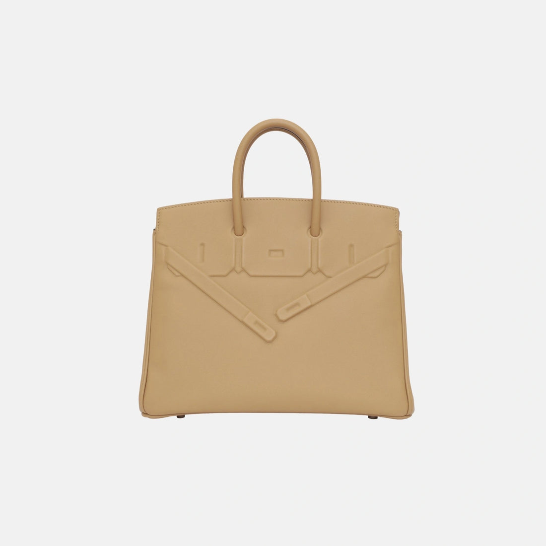 Hermes Birkin 25 Shadow Poussiere Swift, Front