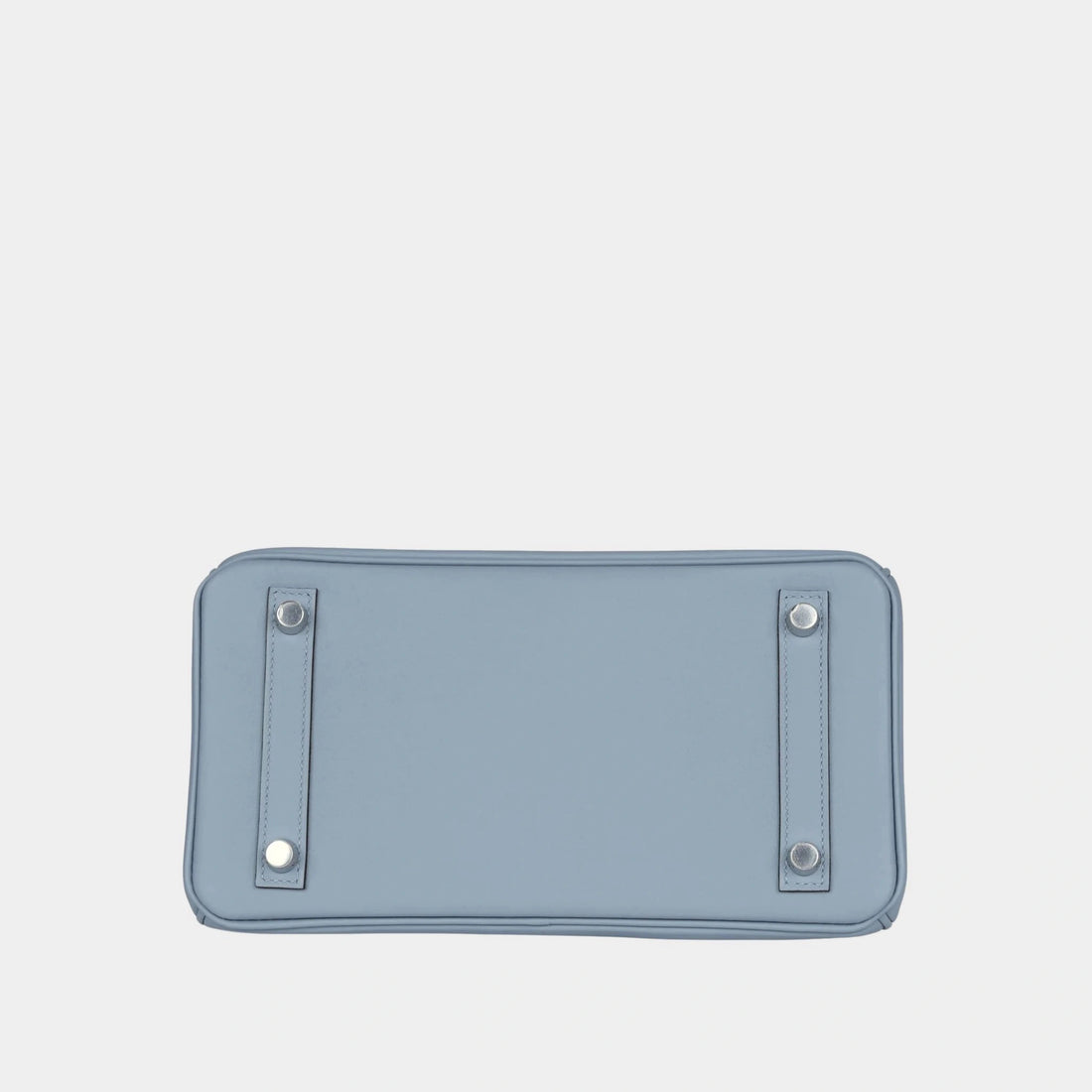 Hermes Birkin 25 Swift Bleu Lin PHW, Bottom