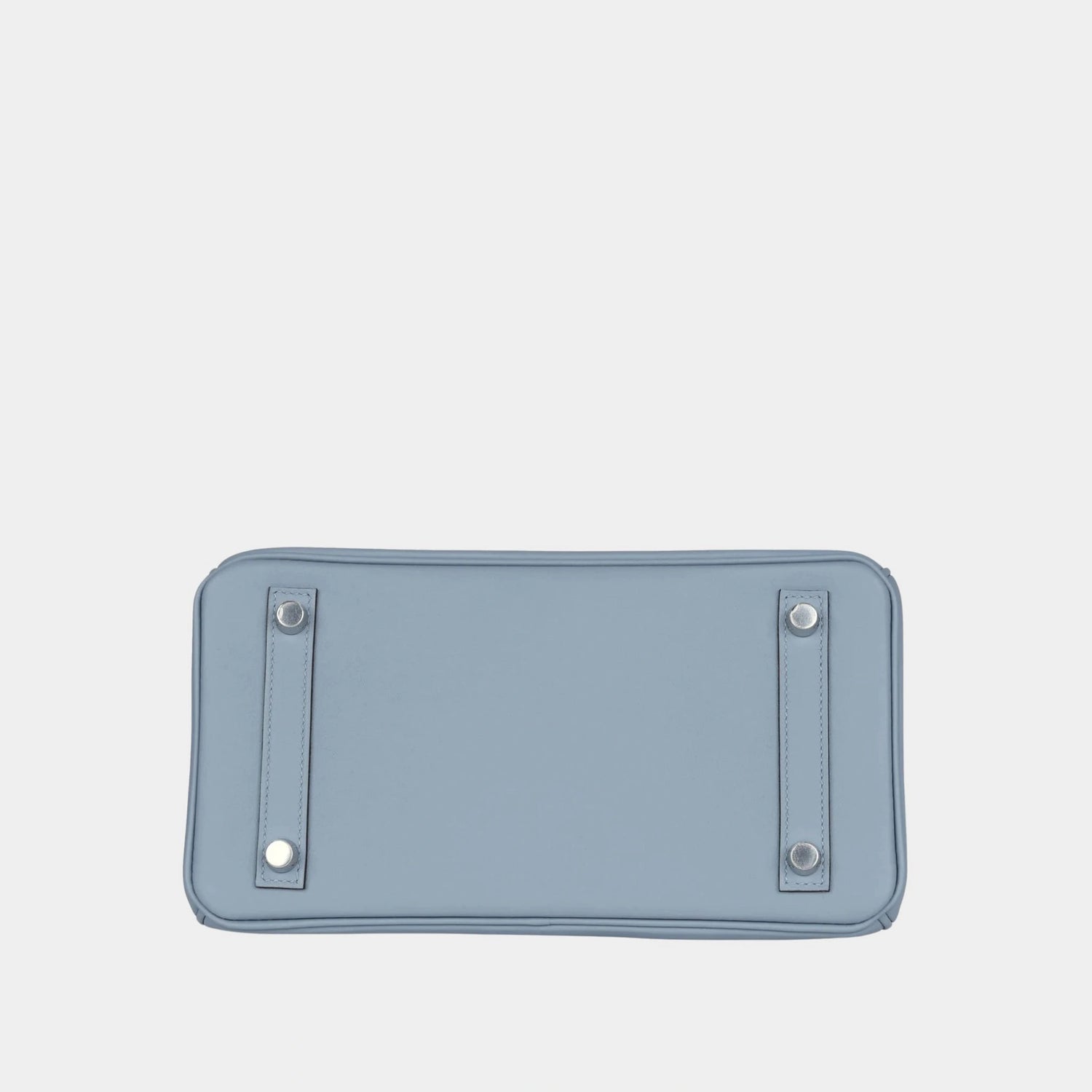 Hermes Birkin 25 Swift Bleu Lin PHW, Bottom
