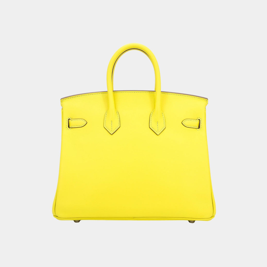 Hermes Birkin 25 Swift Lime PHW، الجهة الخلفية
