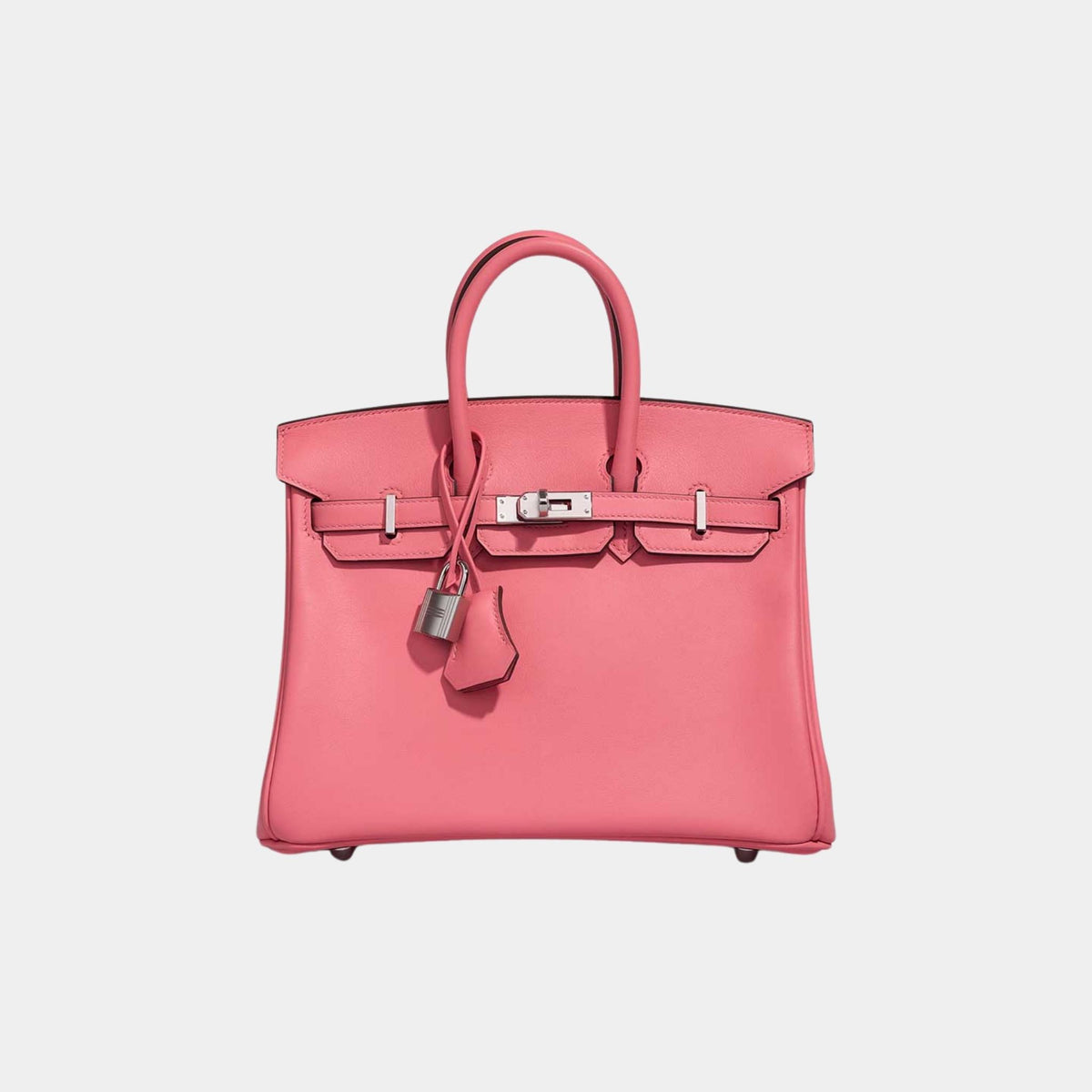حقيبة Birkin 25 من جلد Swift باللون Rose Azalee