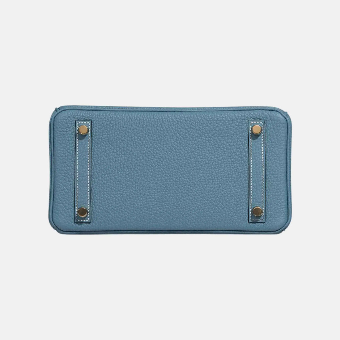 Hermes Birkin 25 Togo Bleu Jean GHW, Bottom