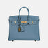 Hermes Birkin 25 Togo Bleu Jean GHW, Front