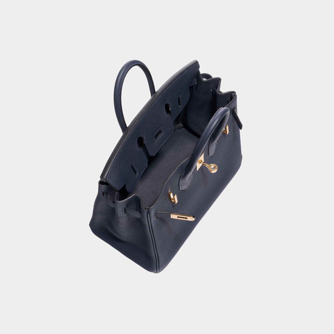 Hermes Birkin 25 Togo Bleu Nuit, Top