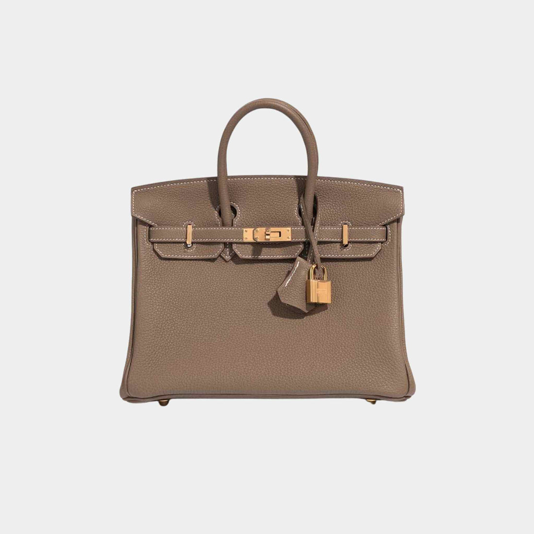 Hermes Birkin 25 Togo Etoupe GHW, Front