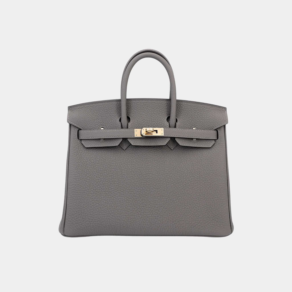 حقيبة Birkin 25 Togo بلون Gris Meyer مع حليات PBHW