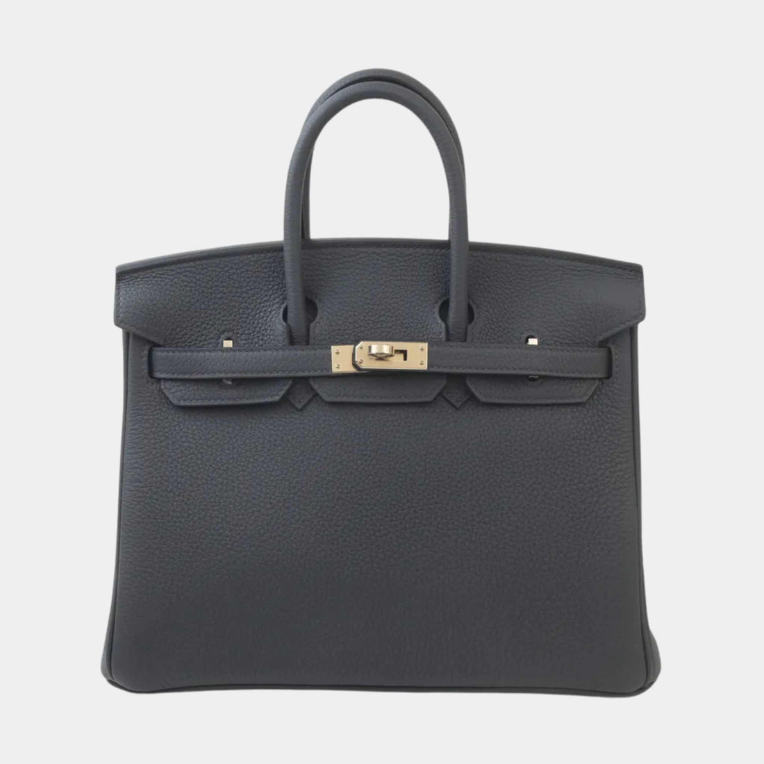 Hermes Birkin 25 Togo Gris Misty, Front