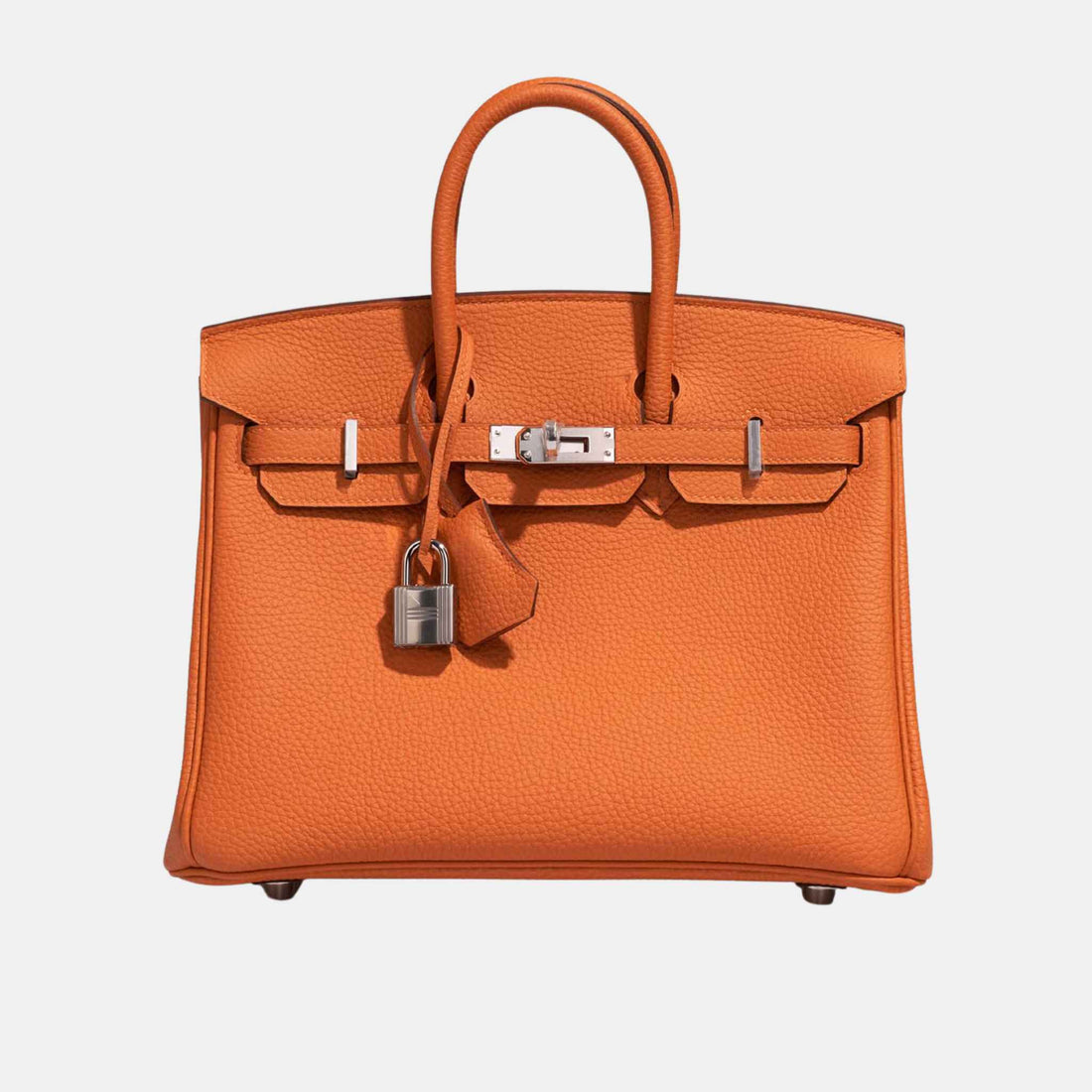 Hermes Birkin 25 Togo Orange H, Front