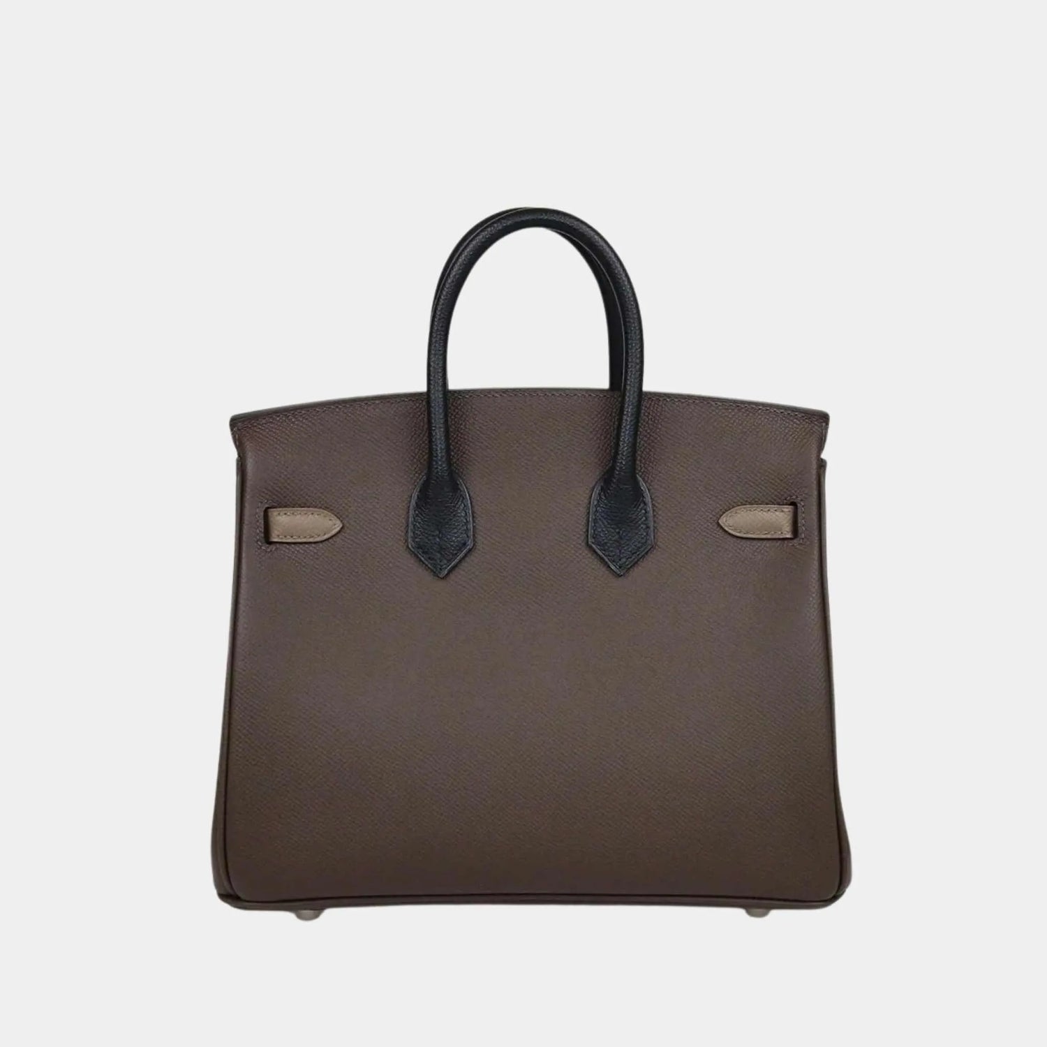 Hermes Birkin 25 Togo Tricolor Ecorce/Etoupe/Black PHW, Back