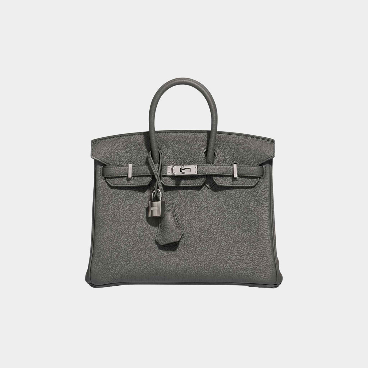 حقيبة Birkin 25 من جلد Togo باللون Vert Amande
