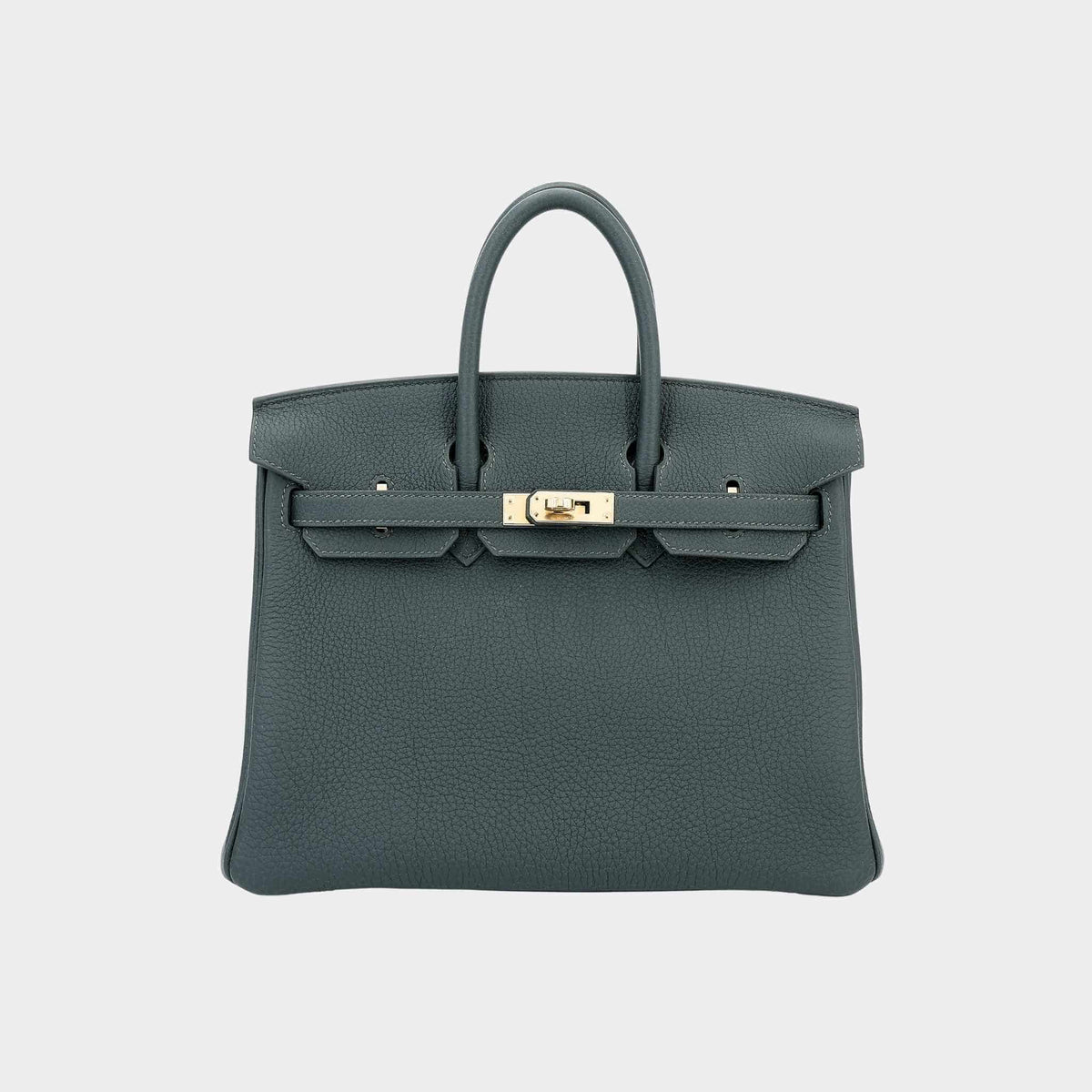 Hermès Birkin 25 in Vert Mangrove Togo leather, rose gold and palladium hardware — from our own stock
