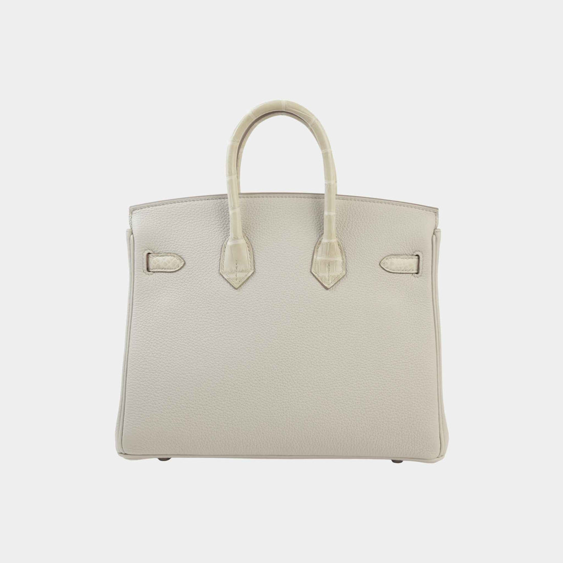 Hermes Birkin 25 Touch Togo مات أليغيتور Beton PHW، ظهر