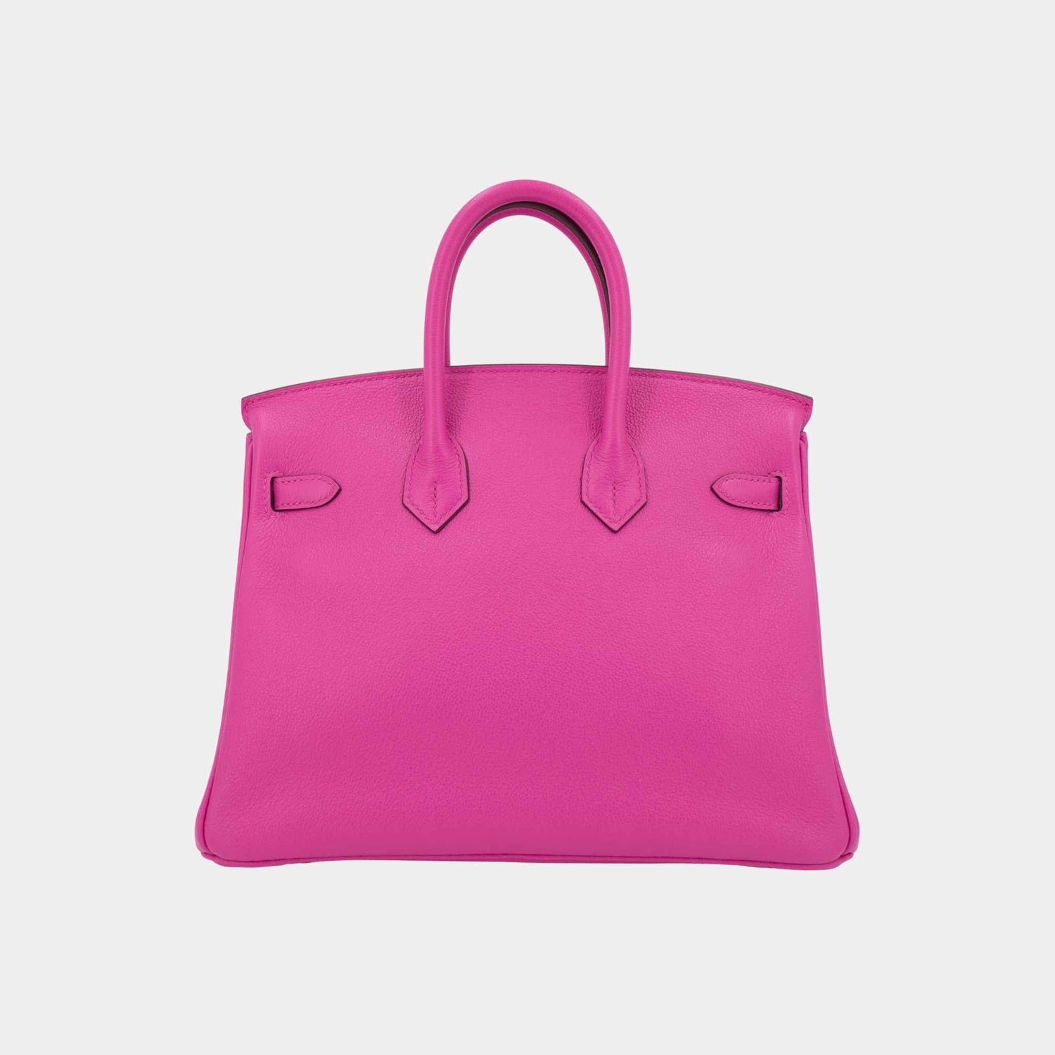 Hermes Birkin 25 Verso Taurillion Novillo Magnolia/Capucine PHW, Back