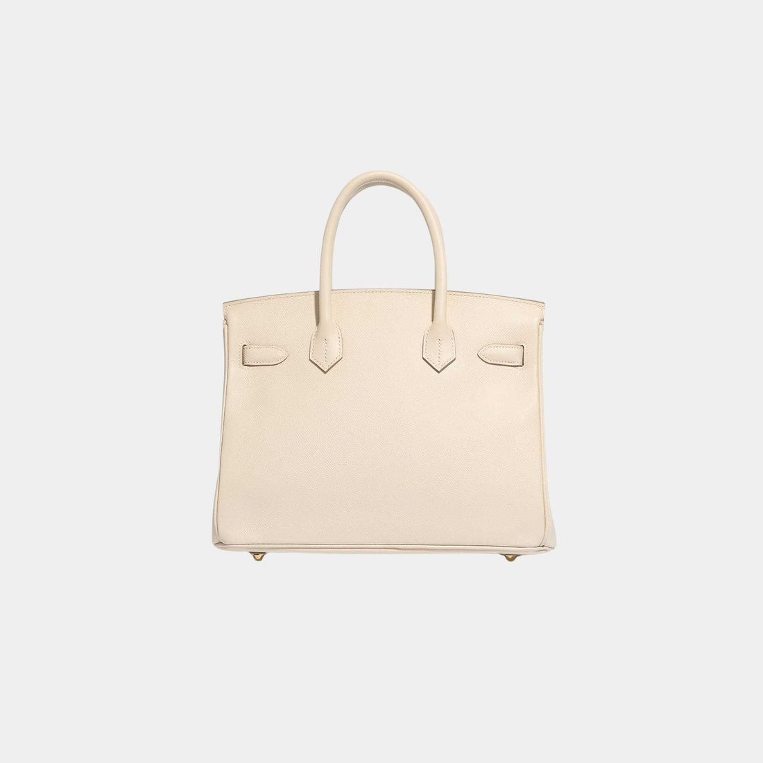 Hermes Birkin 30 Epsom Craie GHW، من الخلف