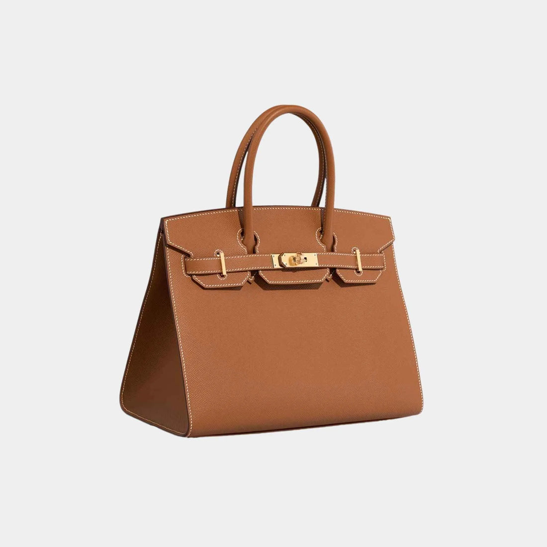 Hermes Birkin 30 إبسوم سيلير ذهبي GHW، من الجانب