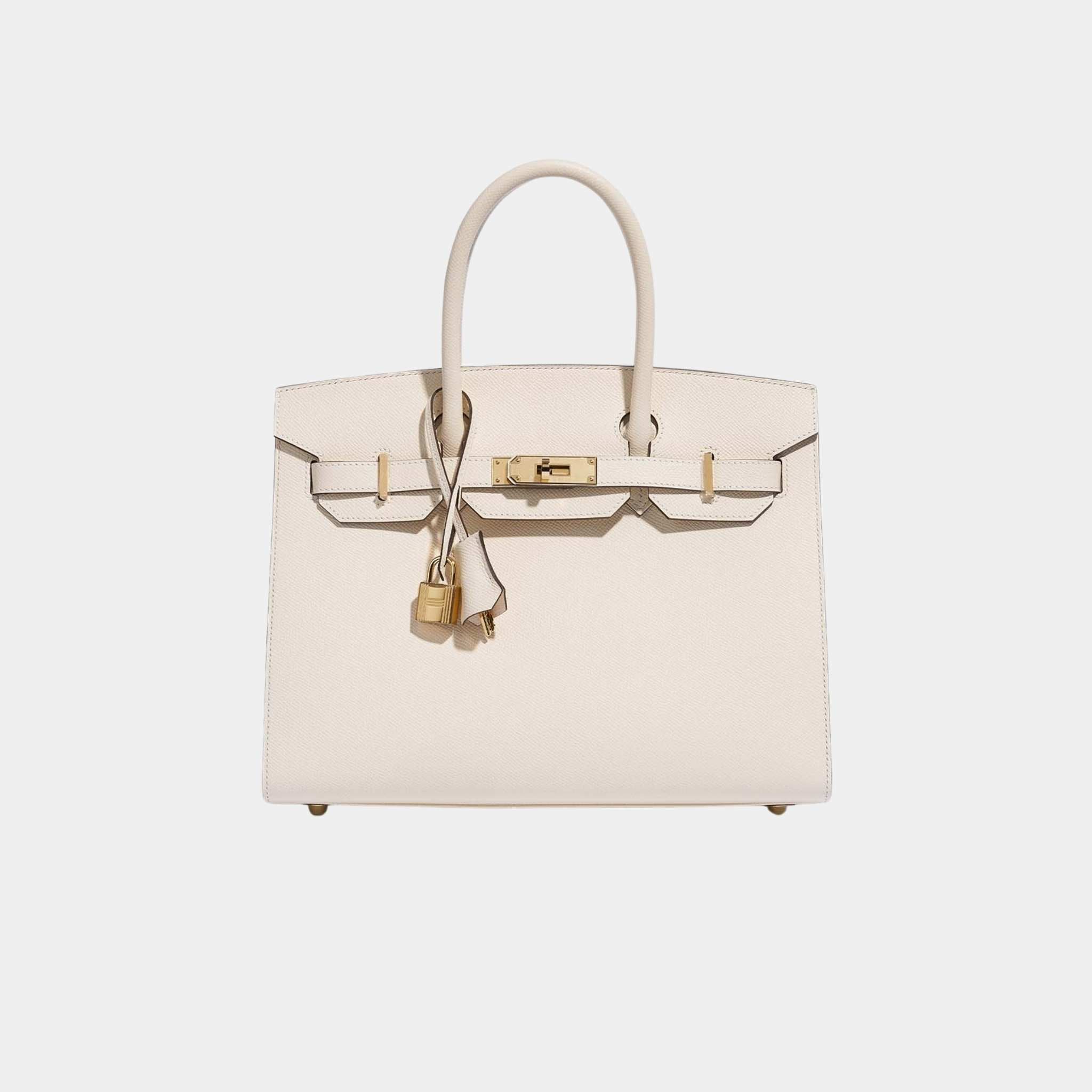 Hermes Birkin 30 Epsom Nata GHW, Front