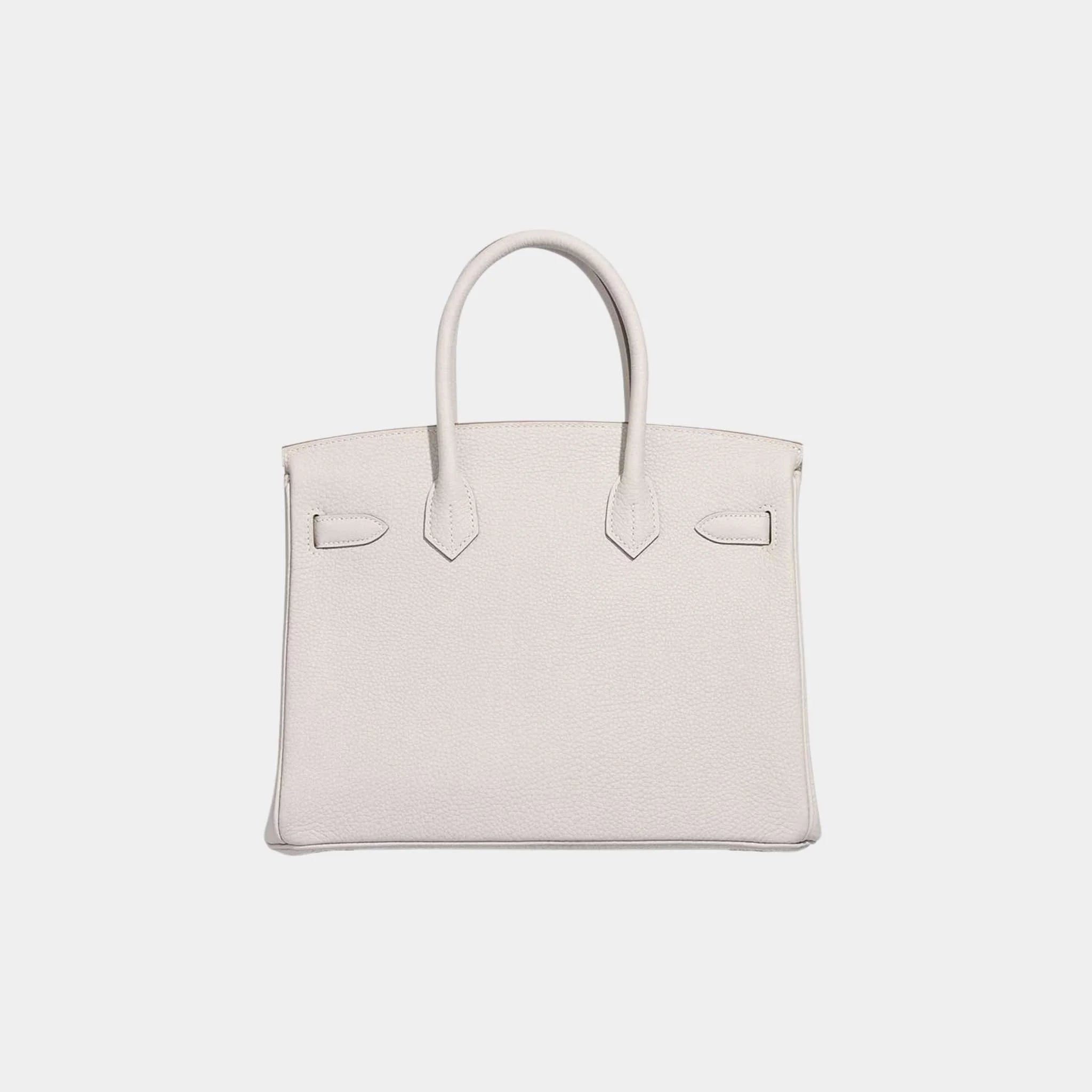 Hermes Birkin 30 Togo Gris Pale GHW, Back